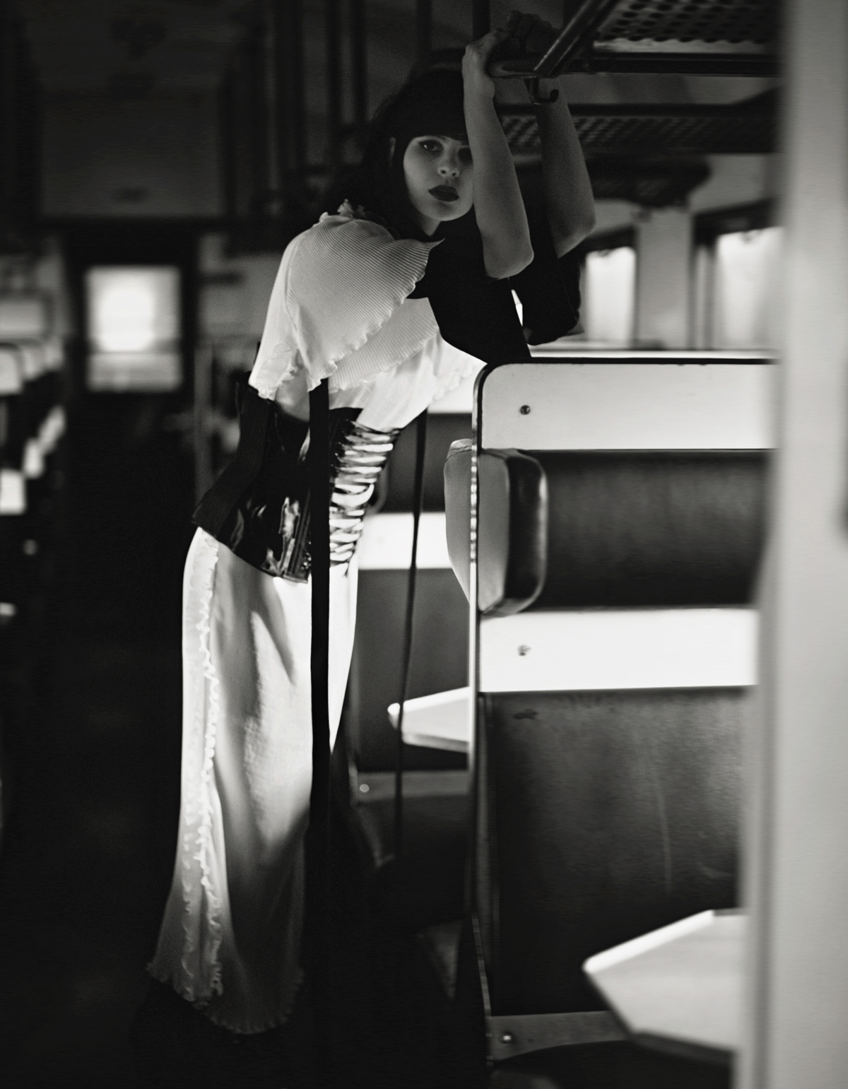 blouse RINASCIMENTO , dress AVELON, corset DENNIS DIEM boots STYLIST’S OWN
