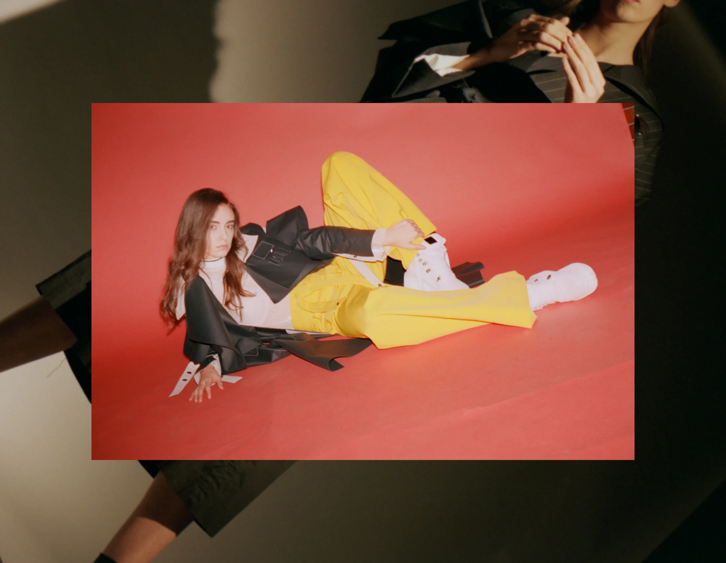 LEFT clothes YUJING LAI, shoes PUMA X RIHANNA