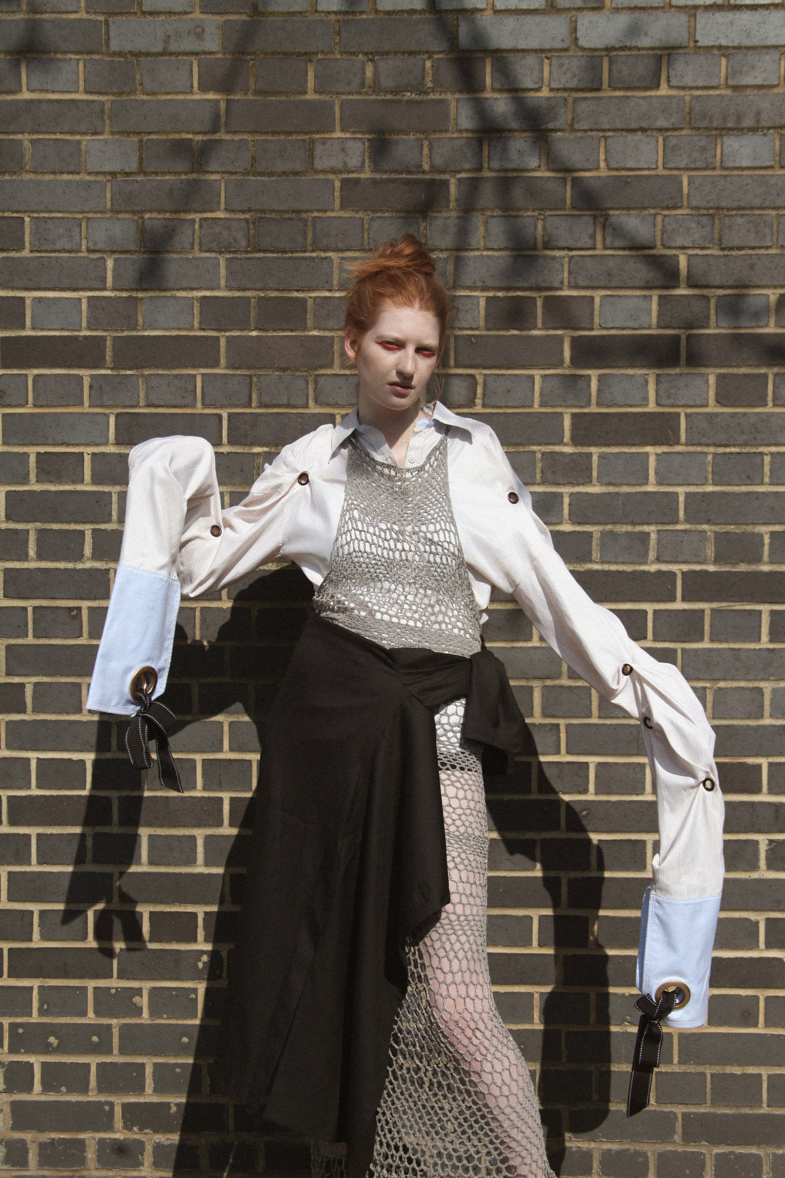 shirt TARA LEE, dress GENEVIEVE SWEENEY, coat VOIR LAB