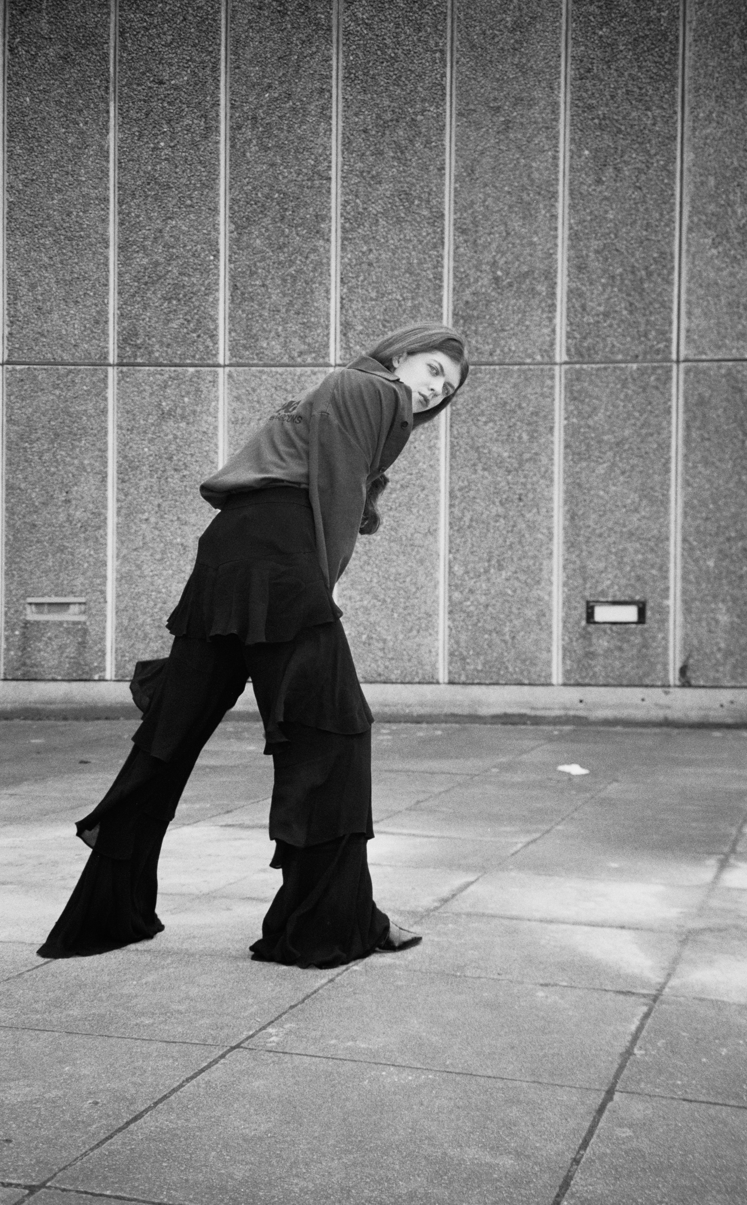 shirt COMME DES GARCONS, trousers ZARA,