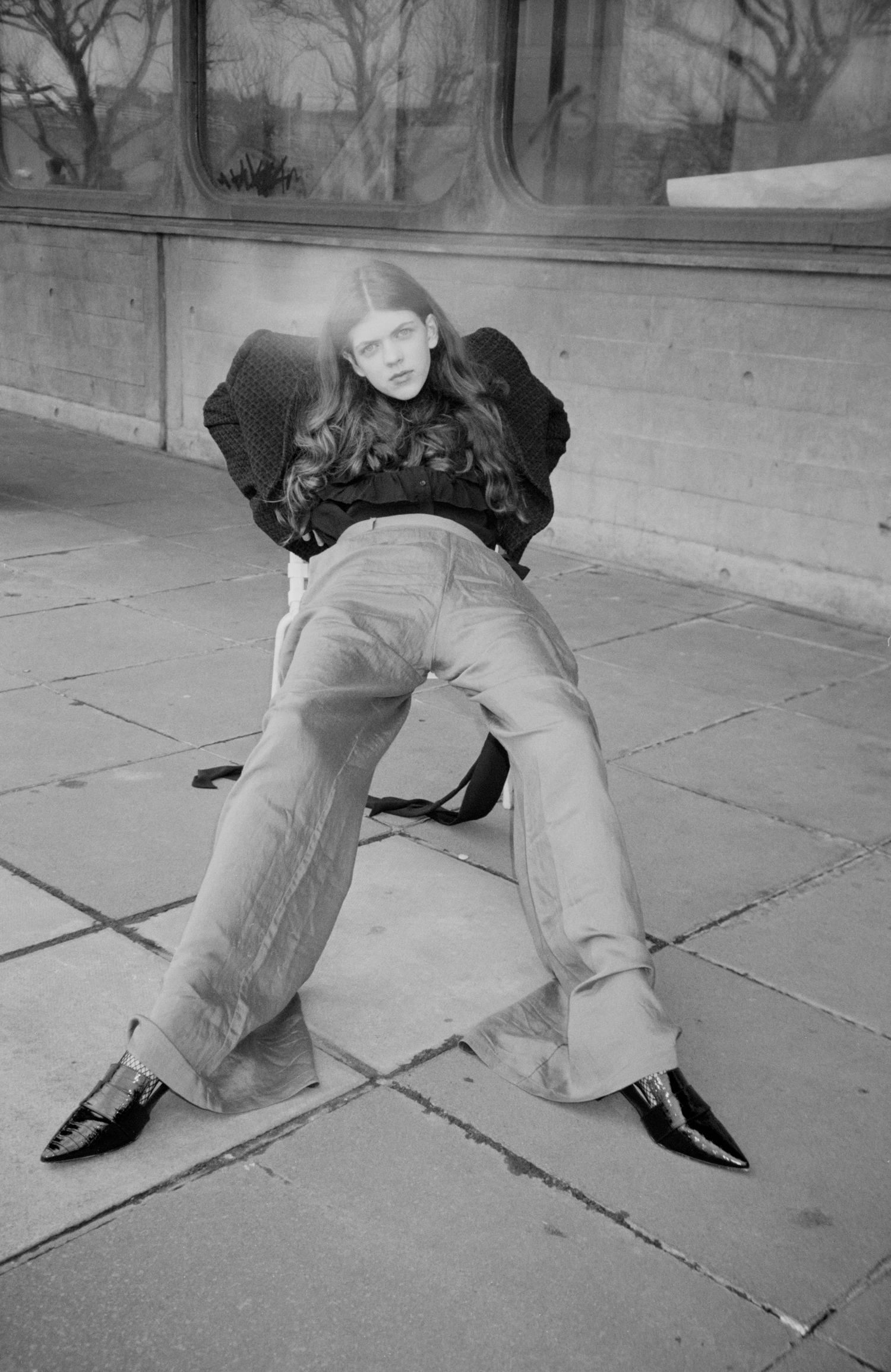 shirt H&M, trousers + outerwear THE BEE'S SNEEZE