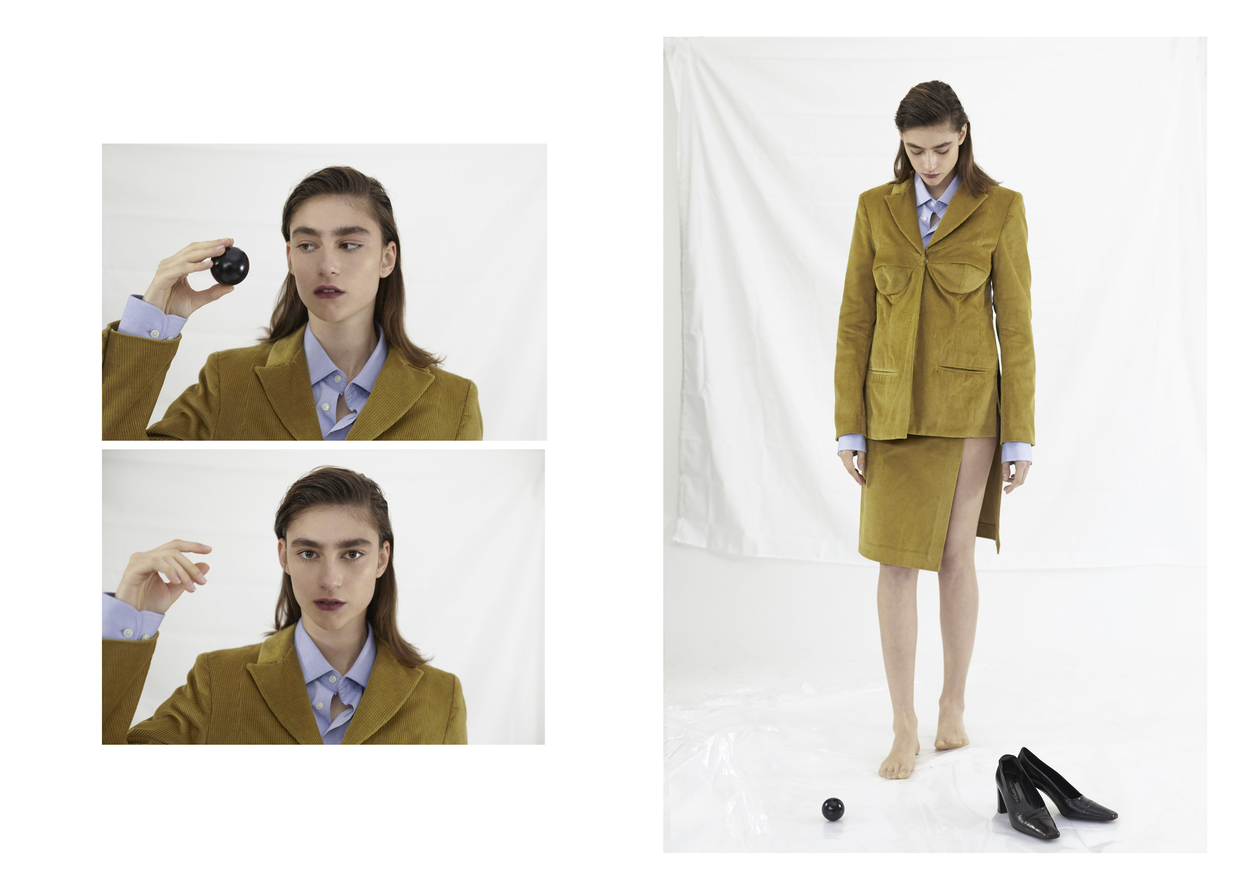 Federico Cina Tailleur, Stylist's Own Shirt, Vintage Shoes