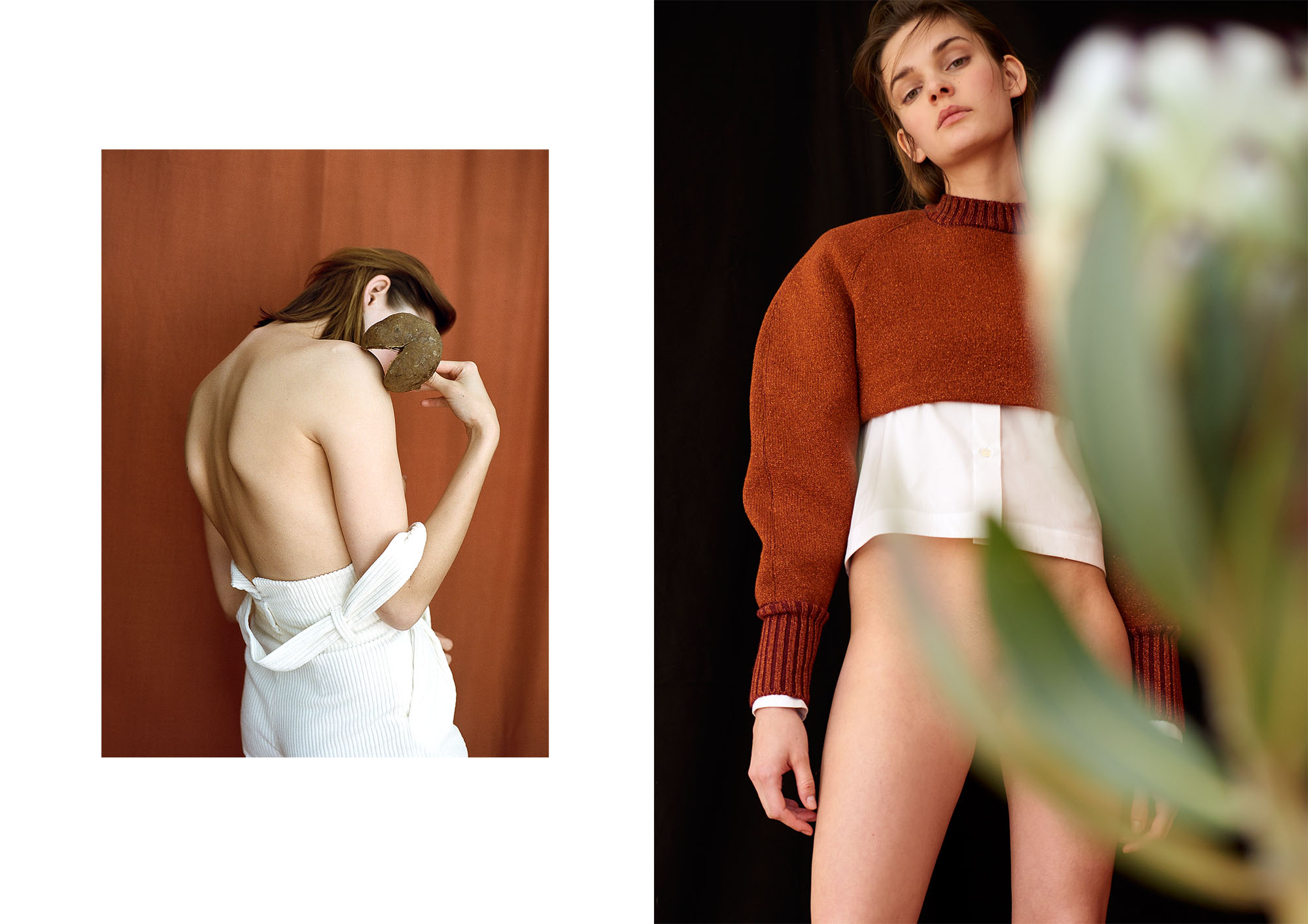 right Pullover: Aquiliano Rimondi, shirt: Aquiliano Rimondi, shoes ALEXANDER WANG 