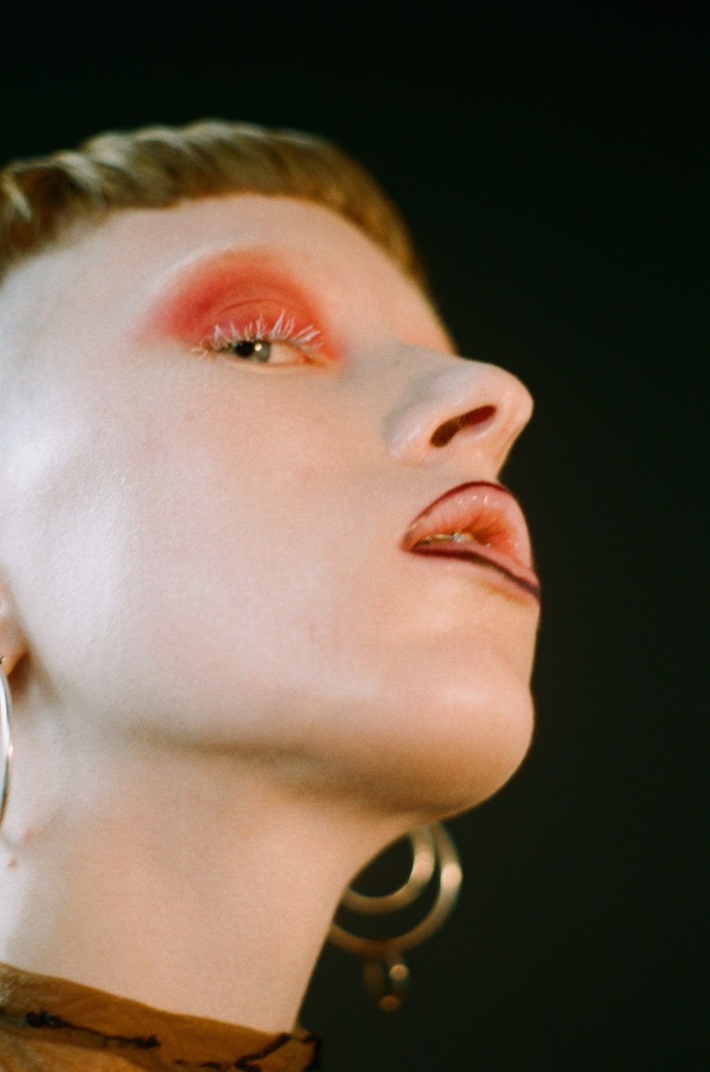 top + trousers Sonia Trefilova, corset STYLIST'S OWN, earrings MODELS OWN