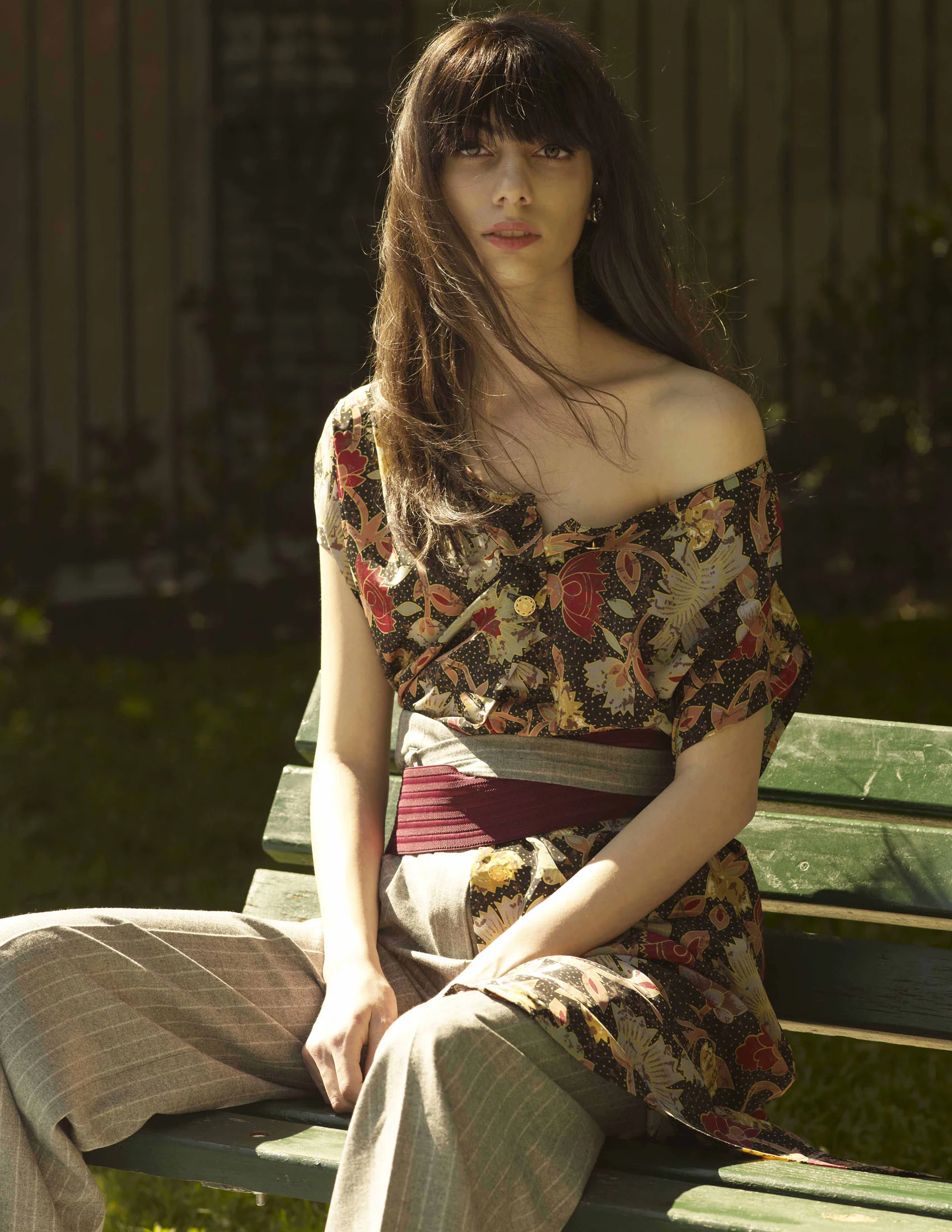 dress Vintage, mono earring, Delphine Charlotte Parmentier .