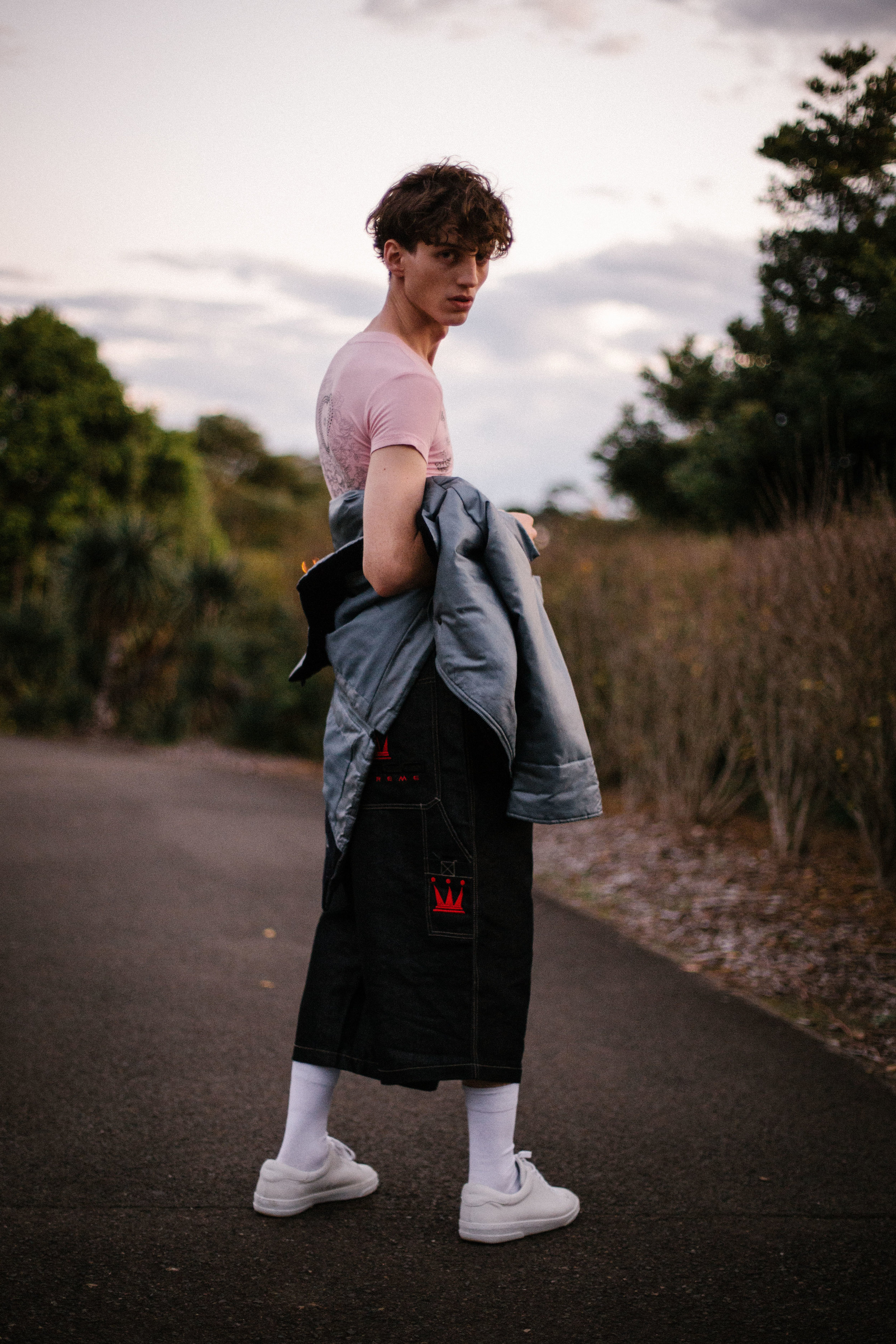 shirt Dior, jacket Dior, pants Dada, shoes A.P.C .