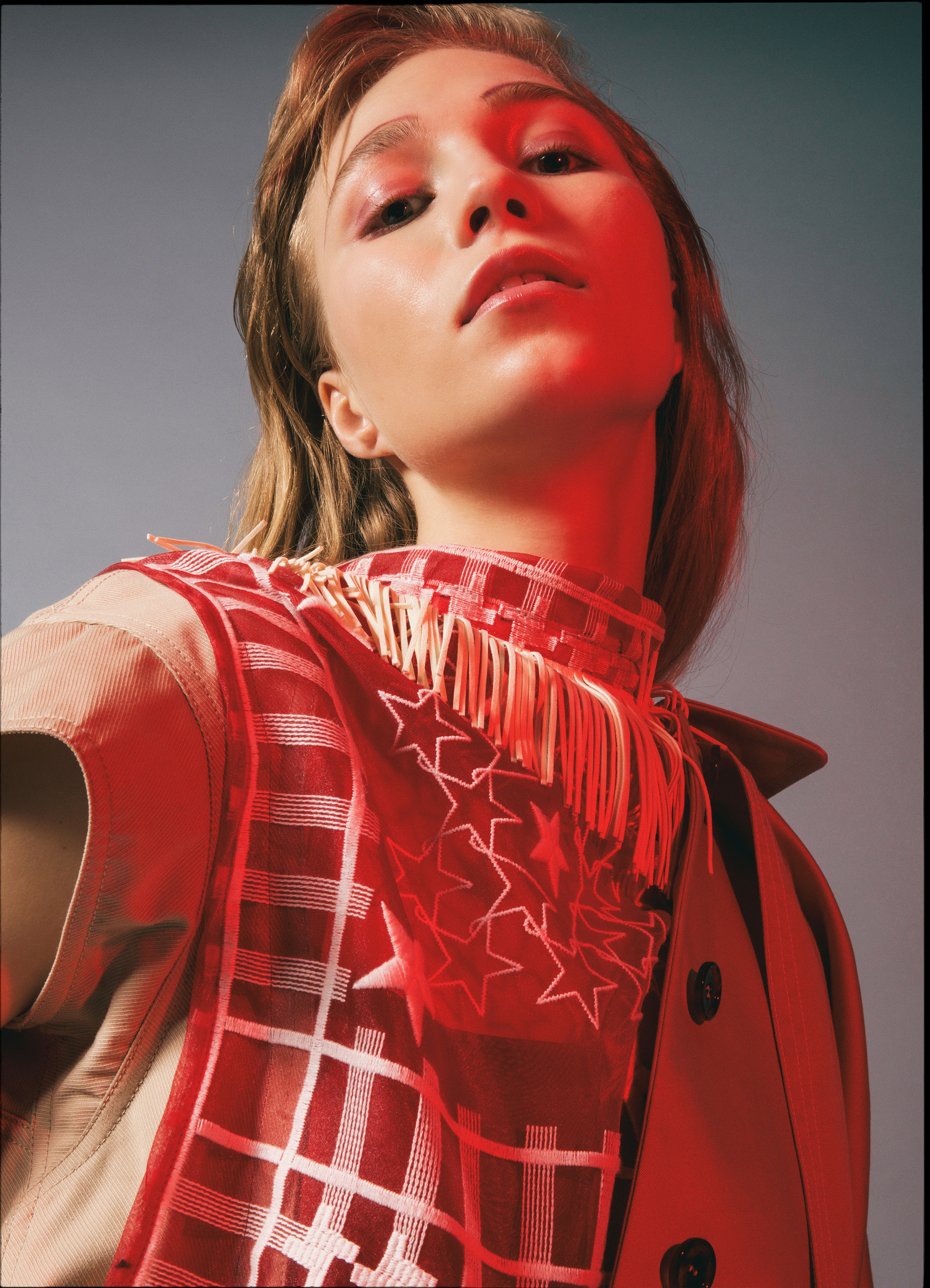 top SACAI available at Holt Renfrew , coat CHLOE available at Holt Renfrew ,