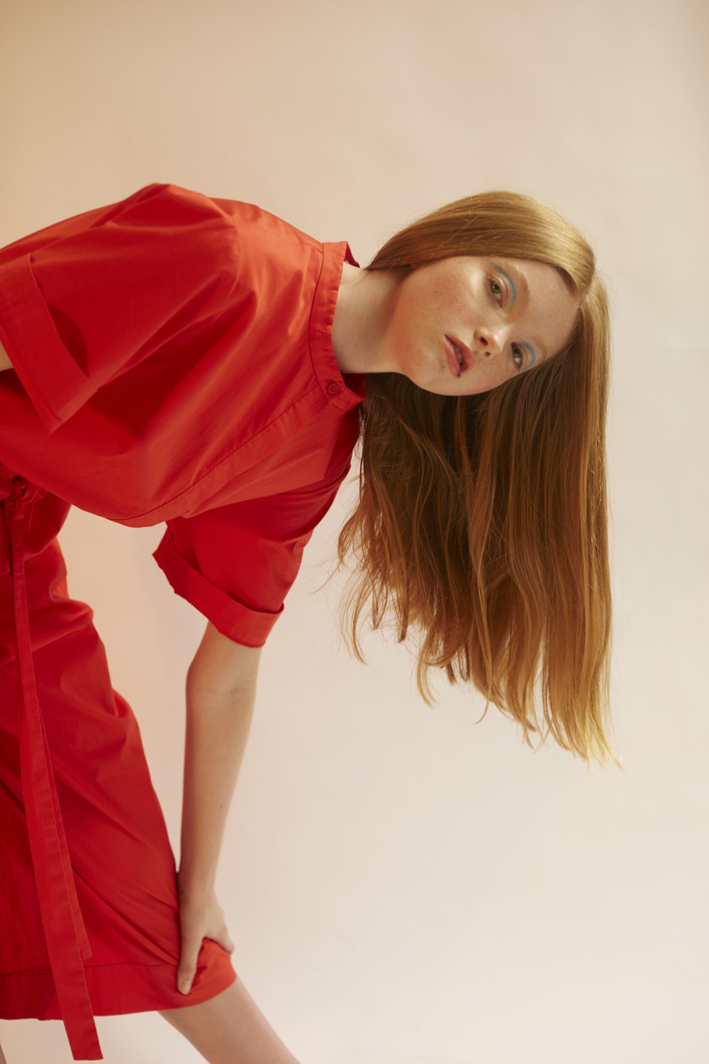 Red jumpsuit COS