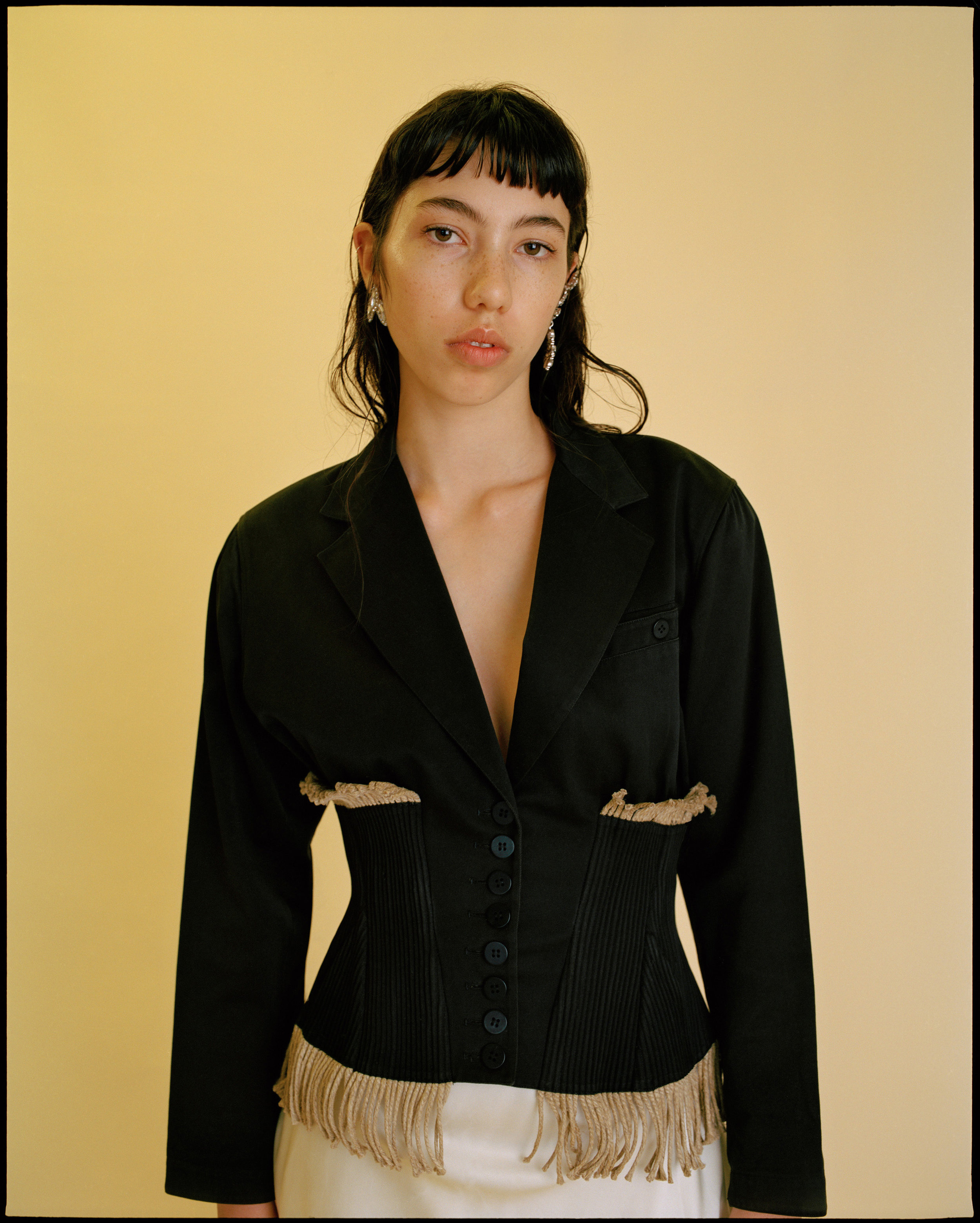 jacket Azzedine Alaia, jewellery TOPSHOP