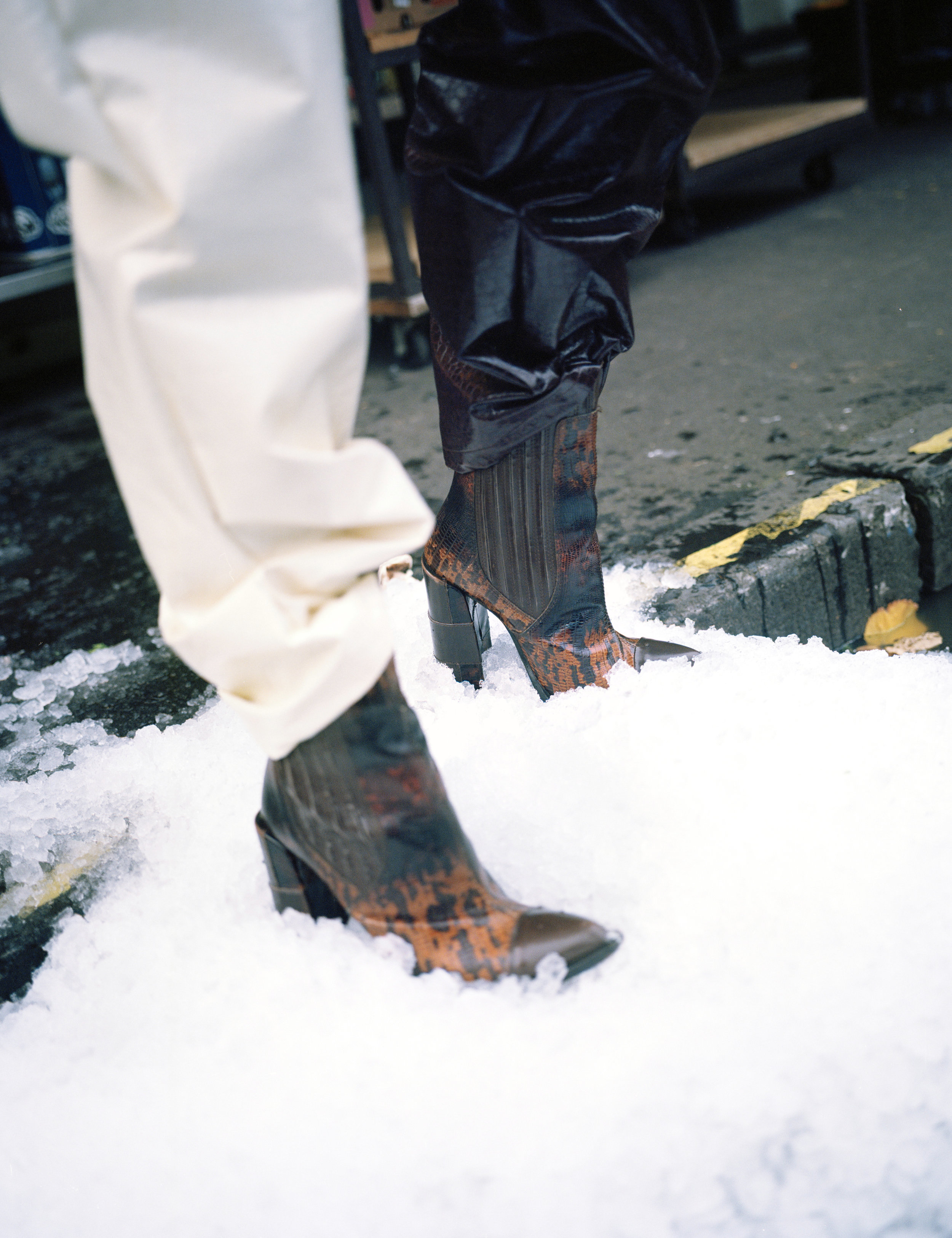 pants HUGH WILLIAM STEWART, shoes STYLIST'S OWN