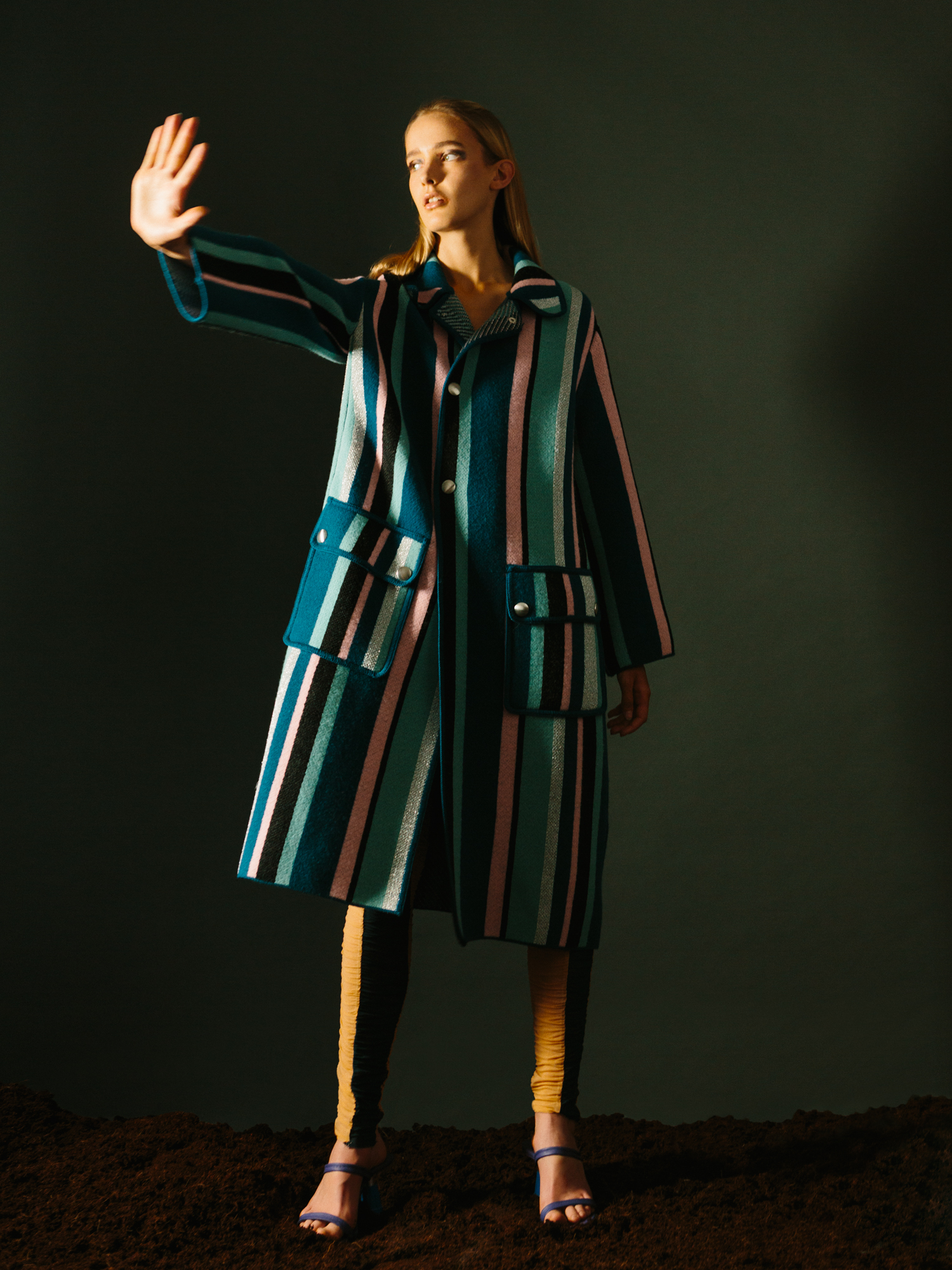 coat M MISSONI, tights Mané Mané, shoes RESIDENCE