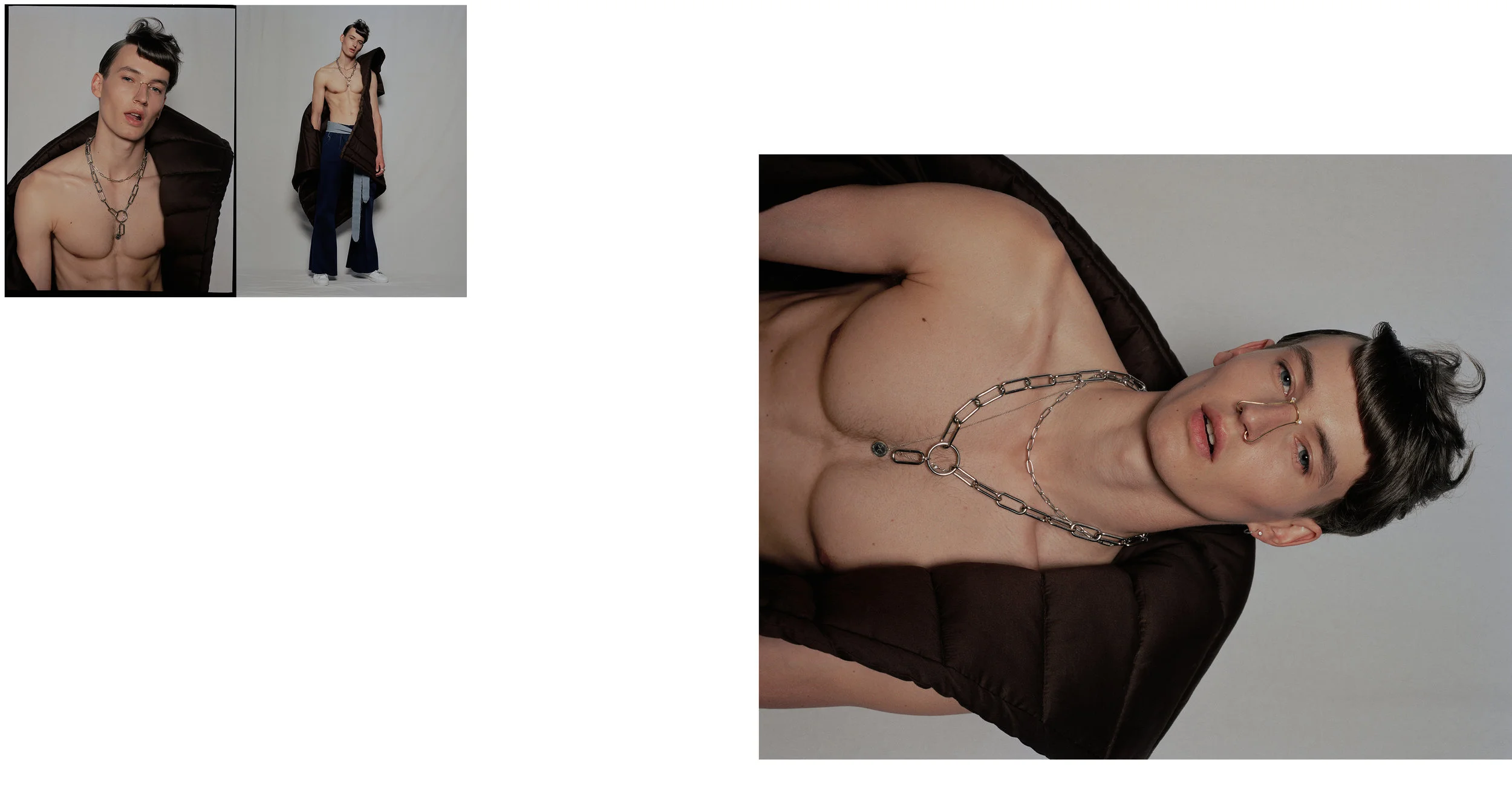 vest + pants RAUN LAROSE, belt + necklaces STYLIST'S OWN, jewellery JOANNE T, sneakers ADIDAS