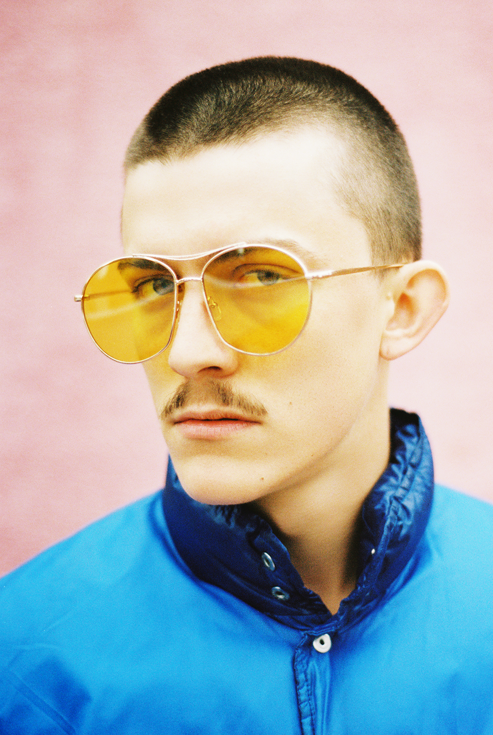 aviators VINTAGE, puffer jacket MAISON MARGIELA