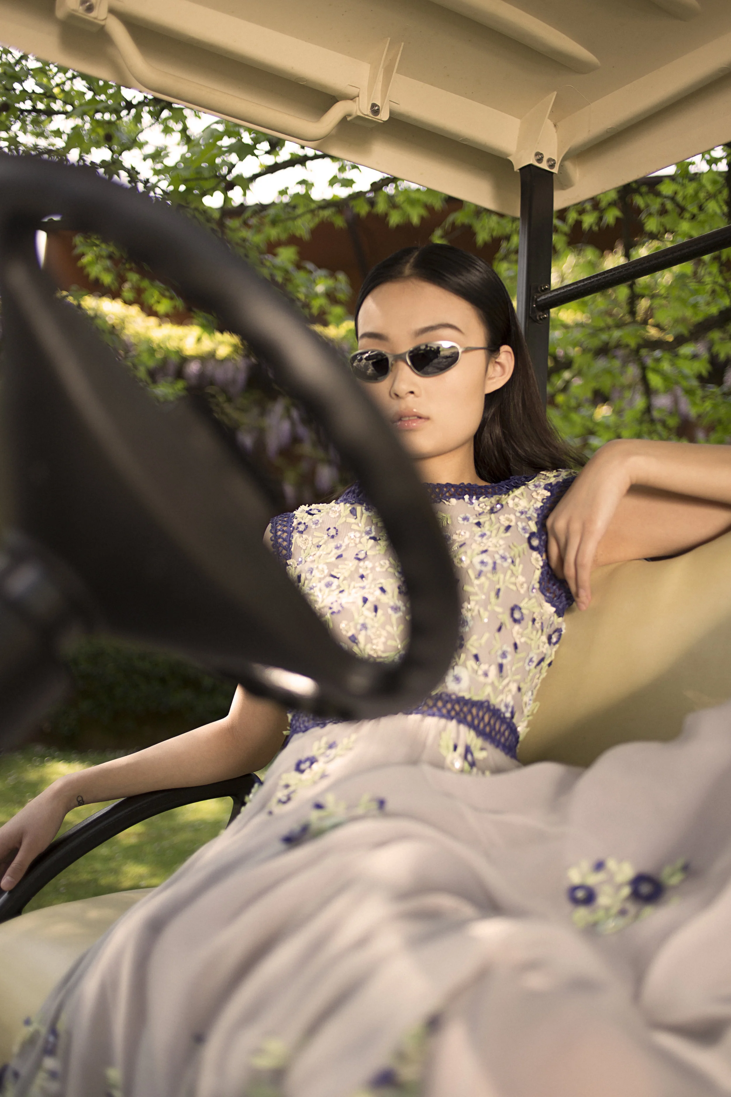 dress LUISA BECCARIA, sunglasses VINTAGE