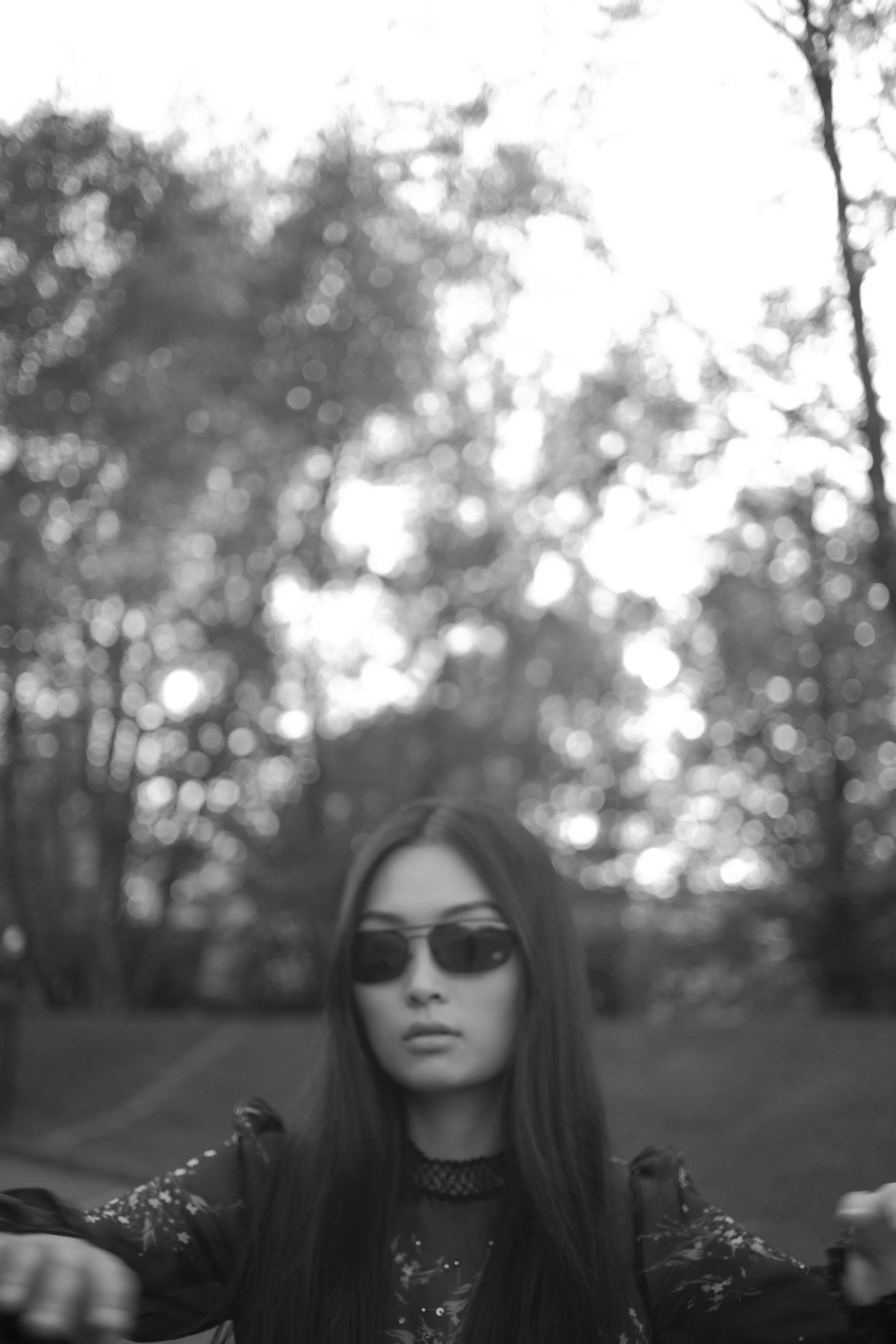 dress LUISA BECCARIA, sunglasses VINTAGE SOVIET