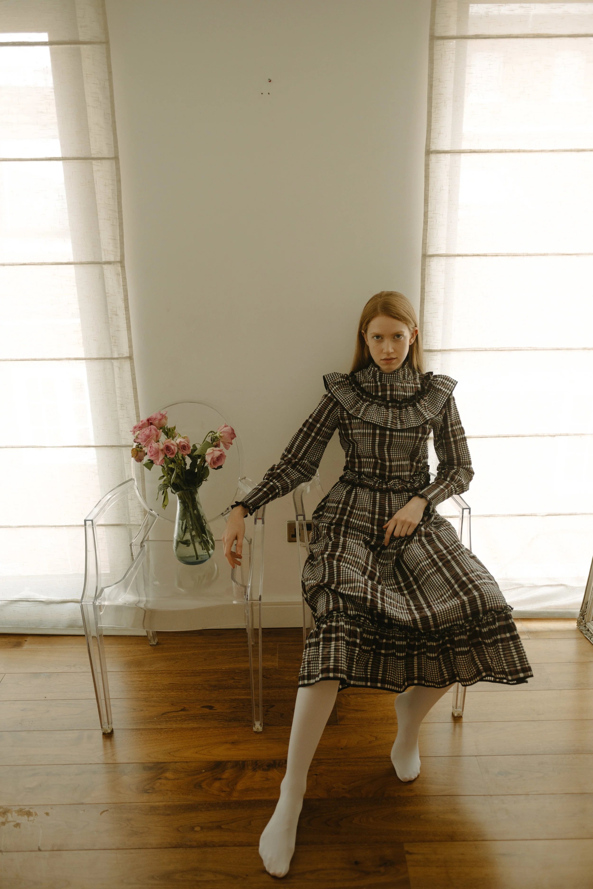 DRESS - GANNI TIGHTS - CALZEDONIA