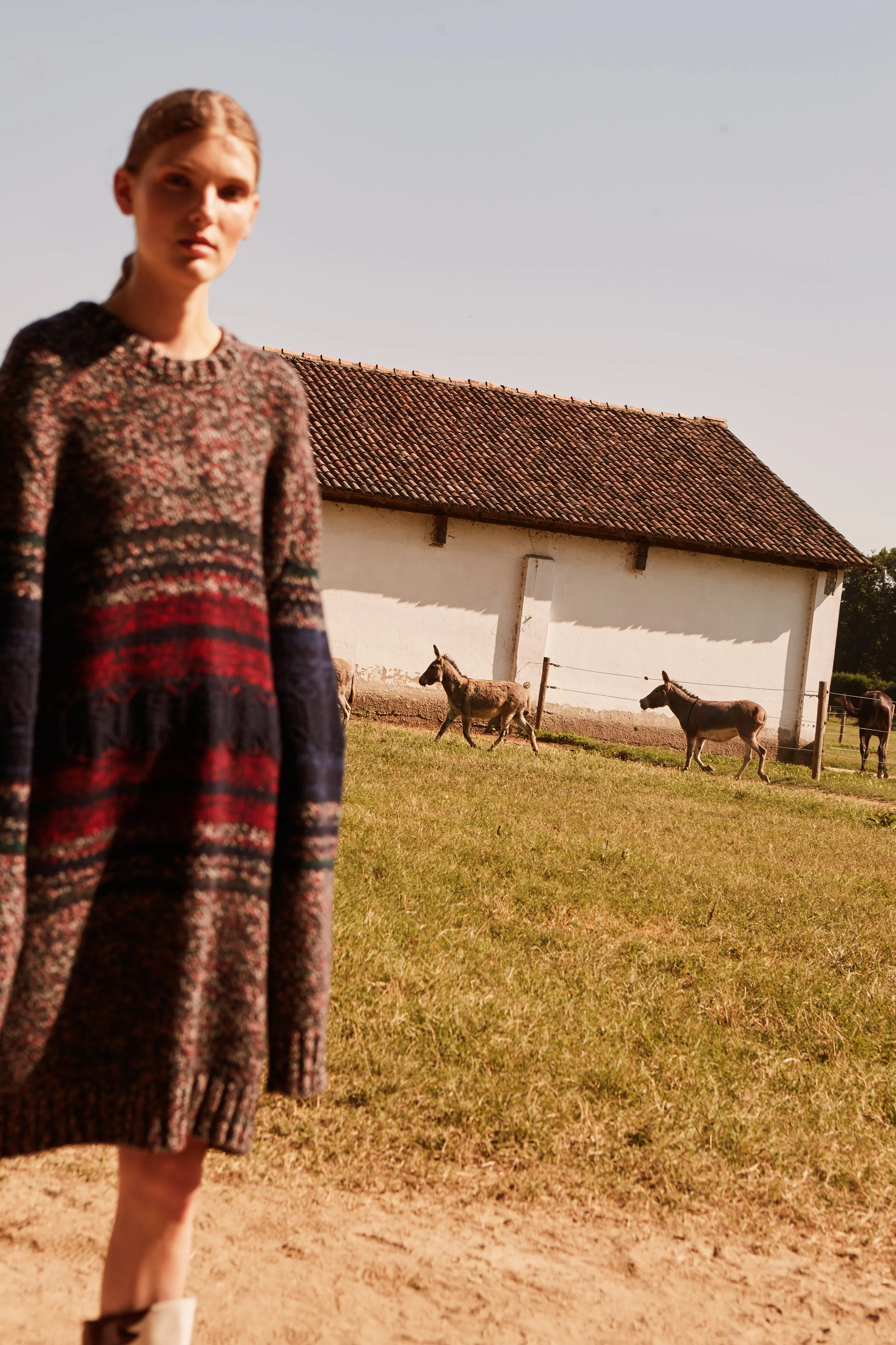 maxi knitwear Ports 1961 and boots Cori Amenta