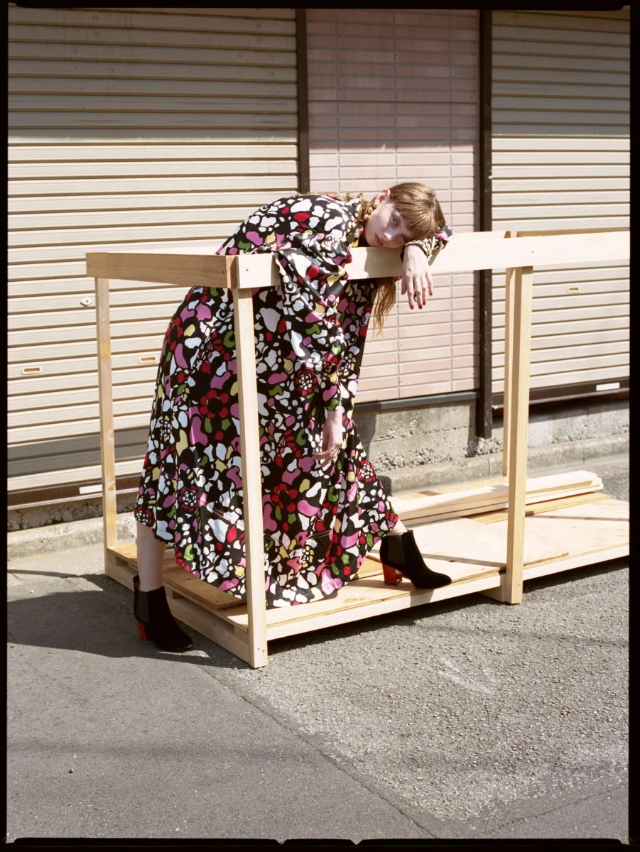 Dress & Boots Sonia Rykiel, Earrings Balenciaga