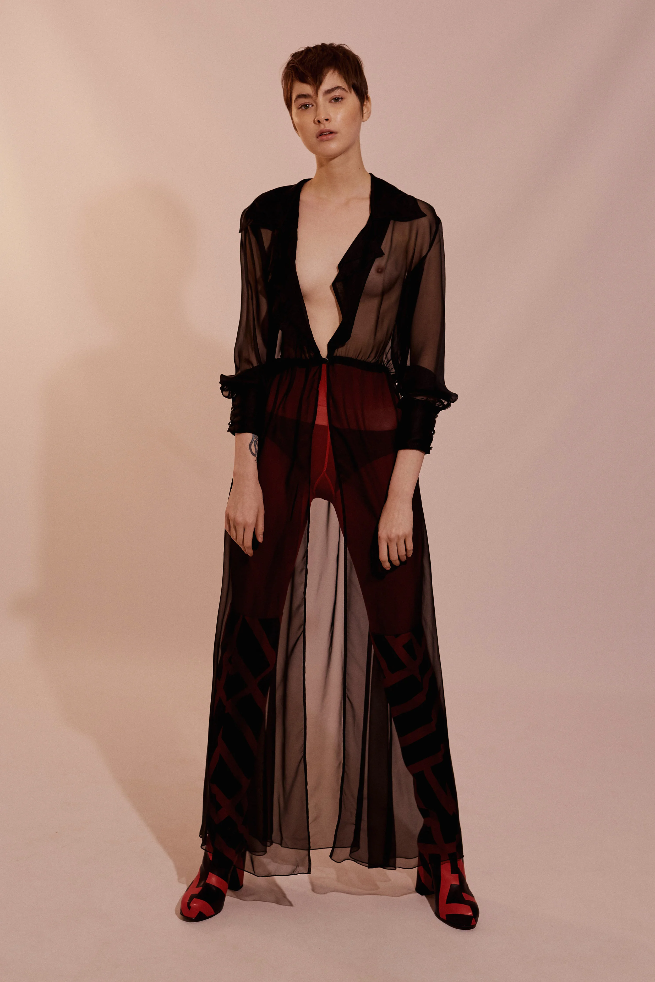 Dress Stylist´s Own Tights COS Boots MSGM