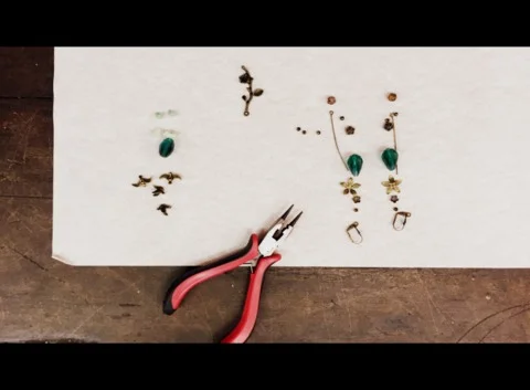 Einblick in Vintage Schmuckkurs vom 8.9. mit Claudine von silvermoon