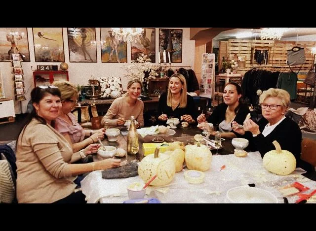 Einblicke in den all about pumpkin, white times, Workshop mit Fabienne Gschwind