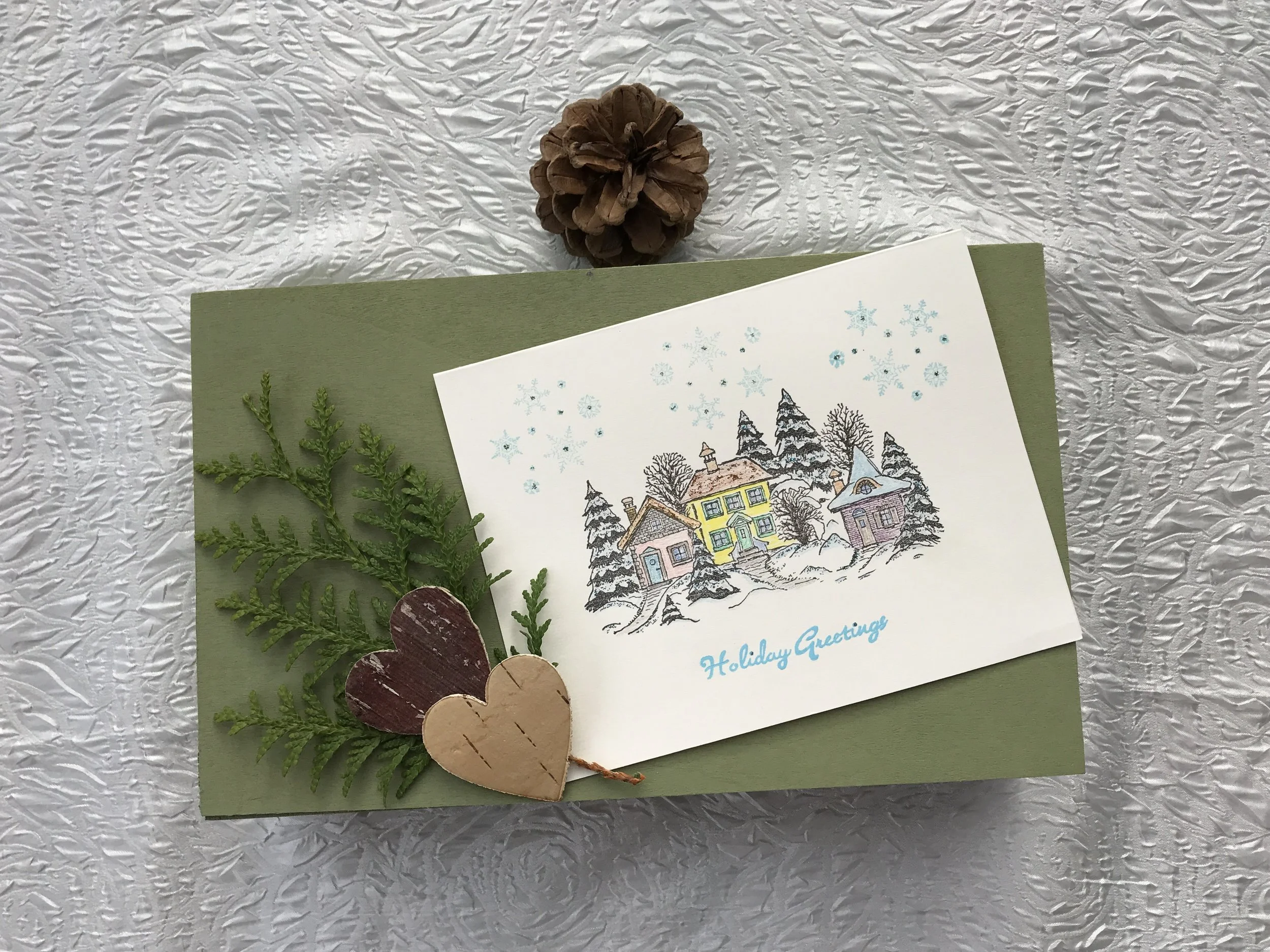 Workshop Christmas Cards, scrapbooking in english/ und deutsch