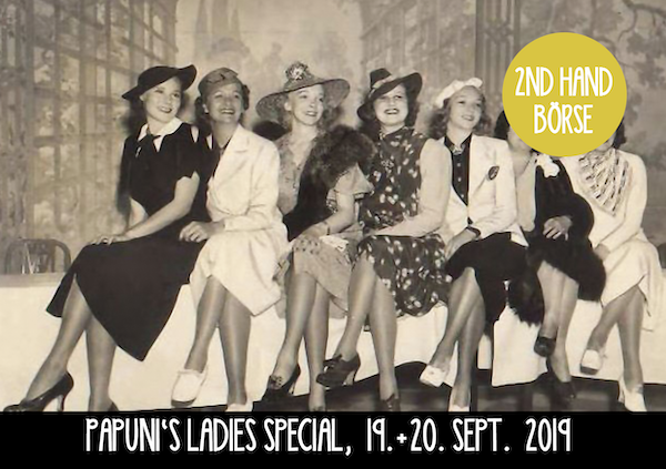 DIE 10. Ausgabe der 2nd Hand papuni Ladies Kultbörse