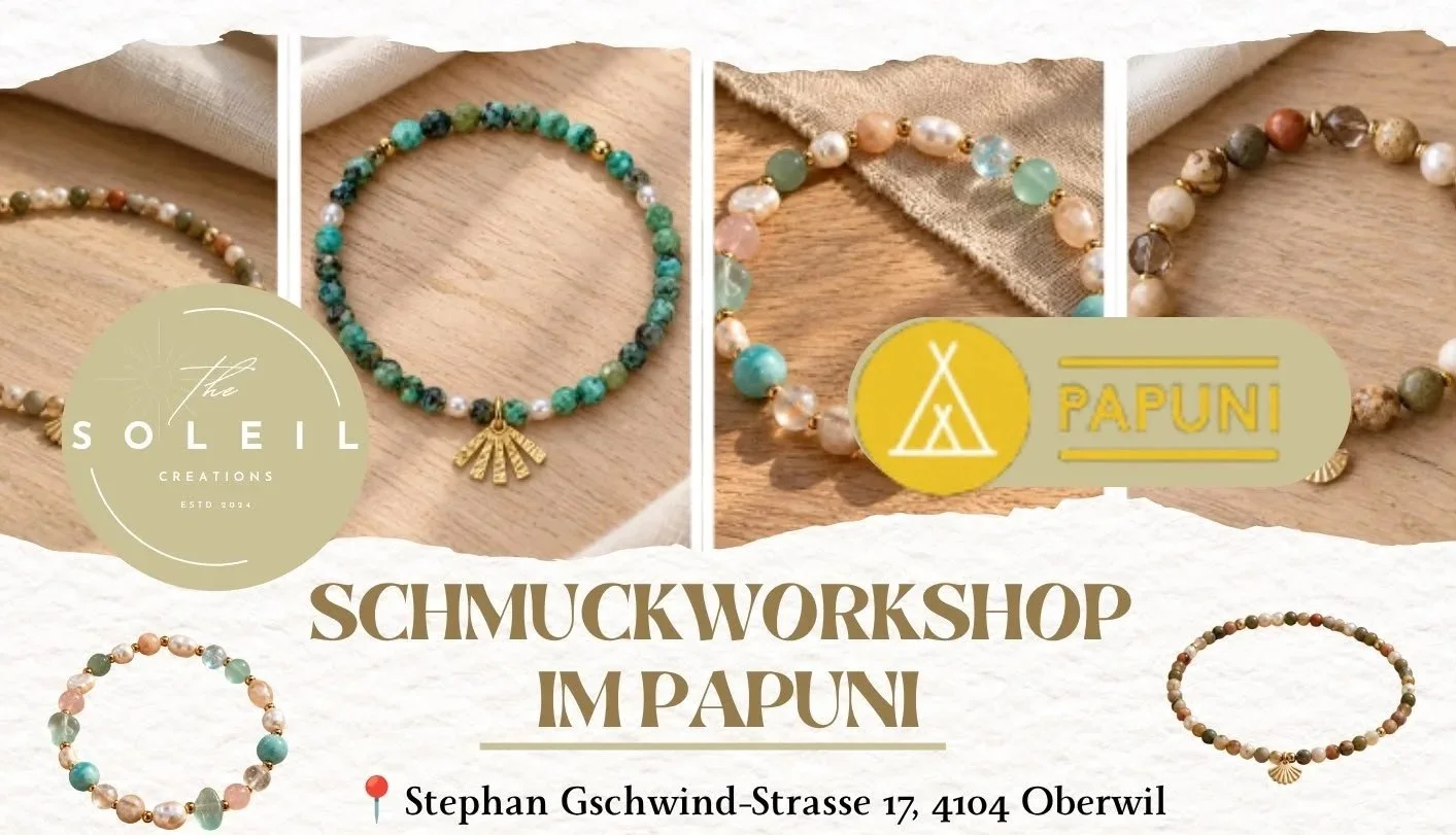 Schmuckworkshop Armbänder mit Soleil Creations