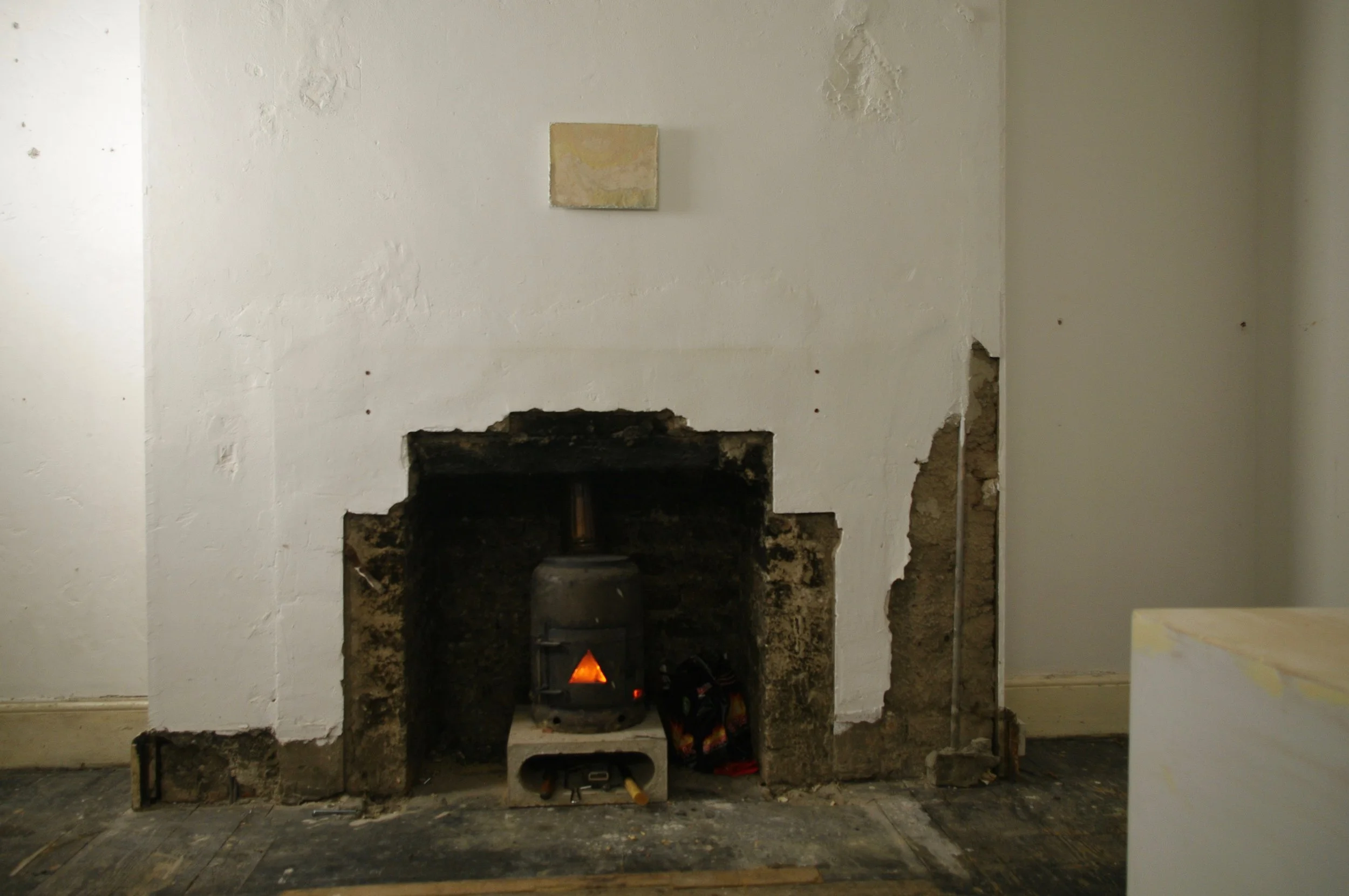 Untitled I (SS), 2018, Black Mountain Stove, Crate