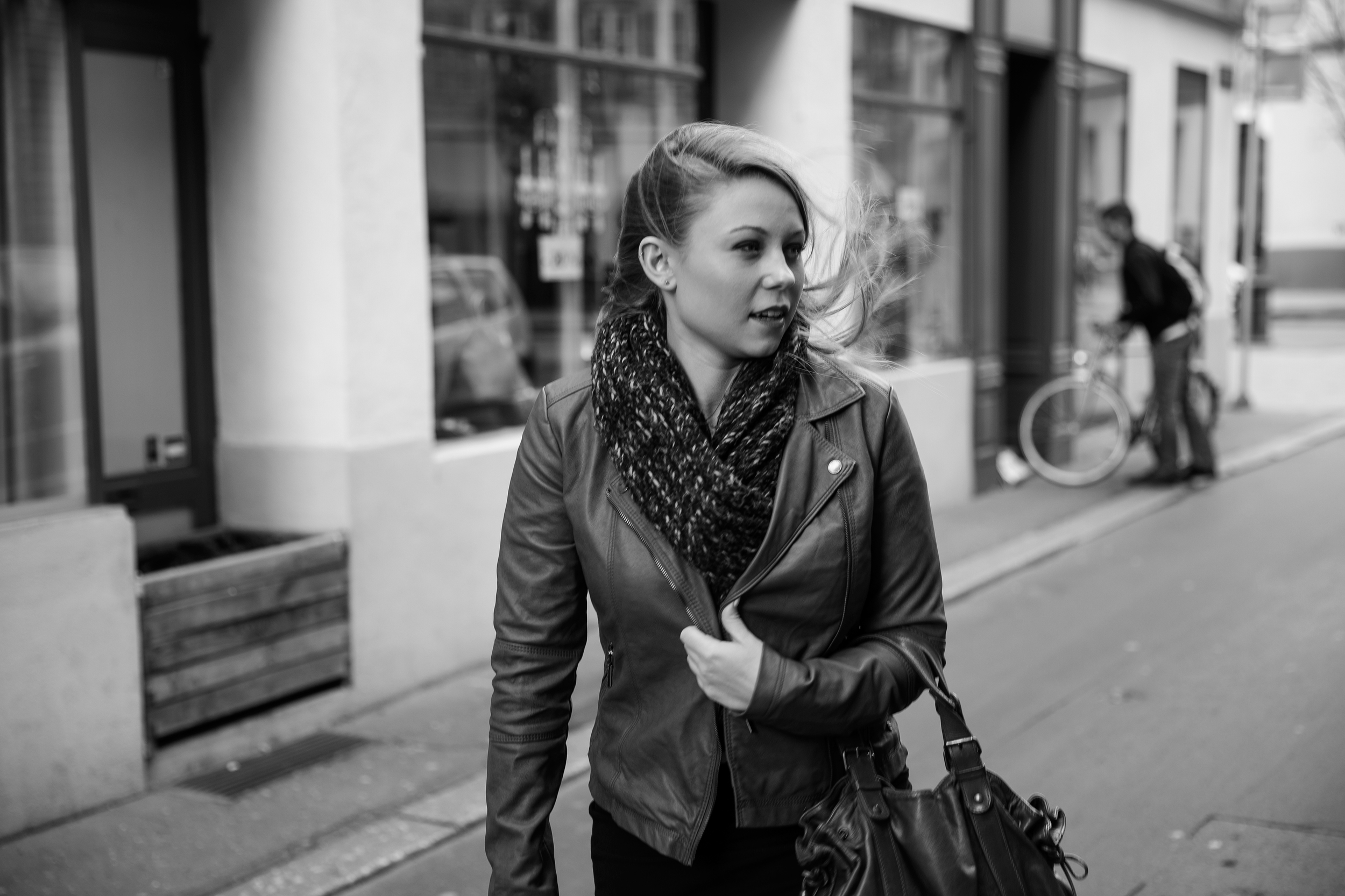Emilie out in Strasbourg