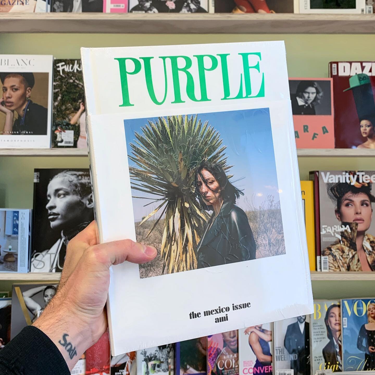 The giant Mexico issue of Purple has landed with 15 different covers. Choose your cover now in store or cry later. ❤️&zwj;🔥
-
@purplefashionmagazine 
-