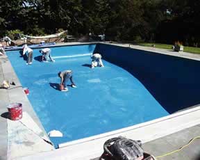  Replaster swimming pool for fresh new look.