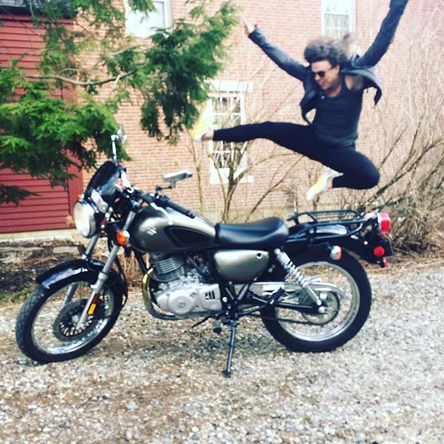Edo buys a motorcycle. 😍😜#vroomvroom
