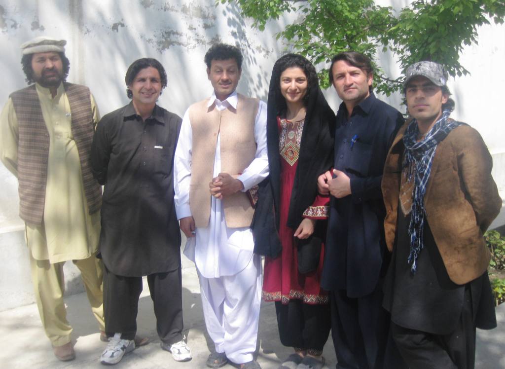 Haydari is on the far left. he made me this amazing dress, pants and scarf.
