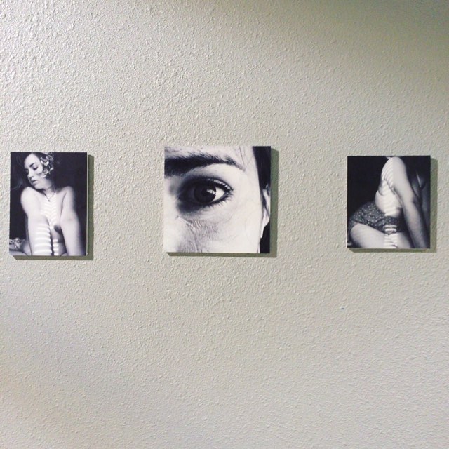 Self portrait series by Ally Hollier