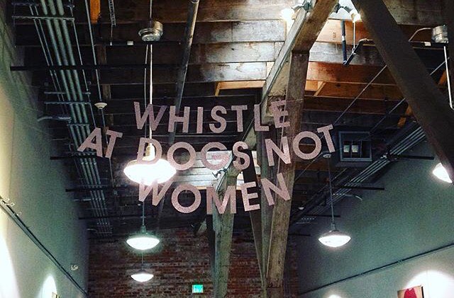Photo by Erin Gray. Installation piece by yours truly!