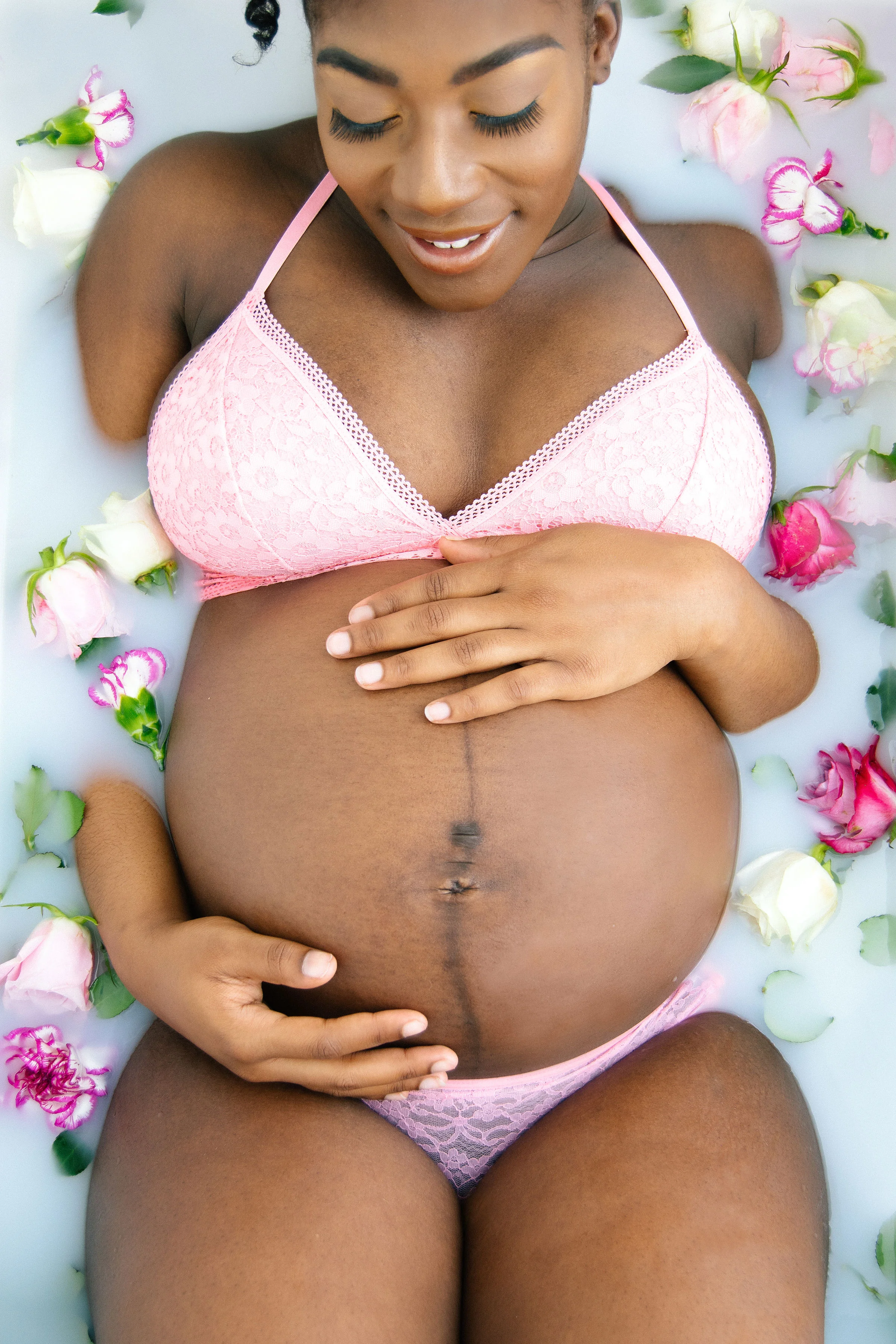 Pregnancy Milk Bath
