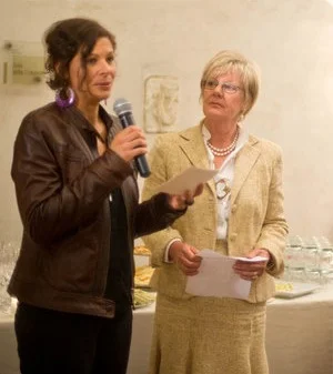 Nicola Ann MacGregor with AWA Executive Committee member Kathryn Rakich