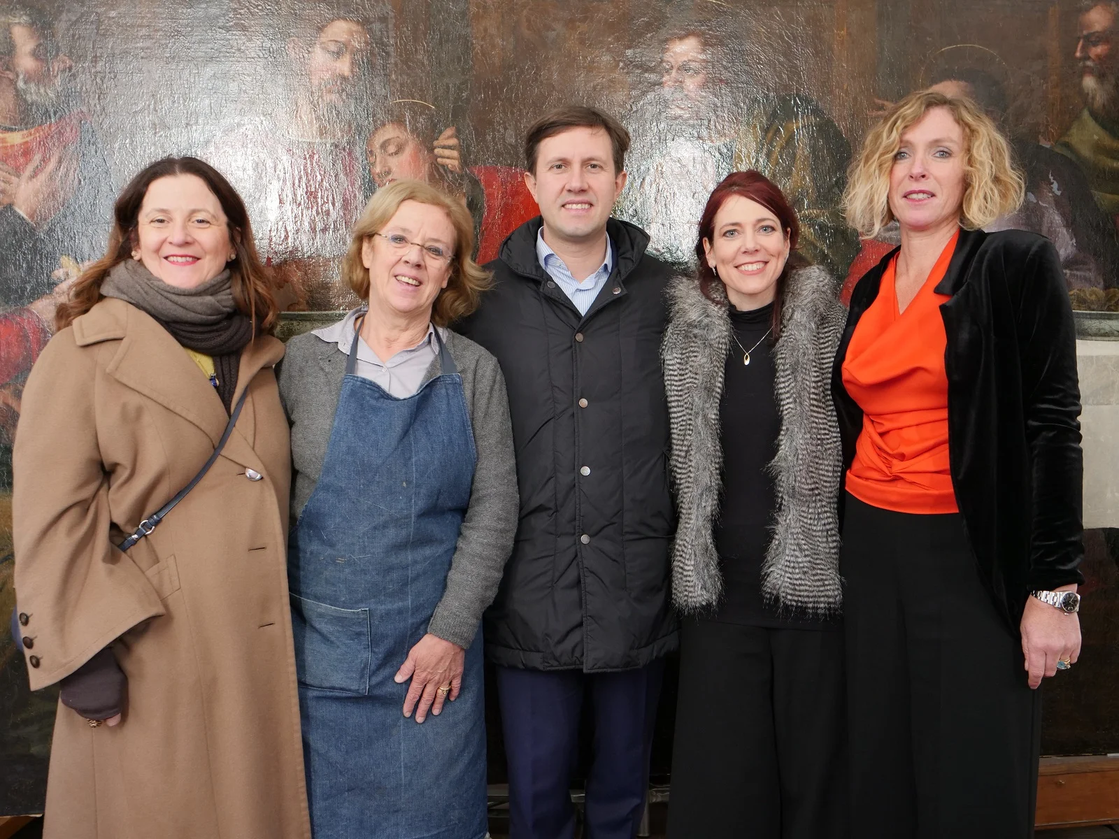 Left to right: Cristina Giachi, Rossella Lari, Dario Nardella, Linda Falcone, Jane Adams