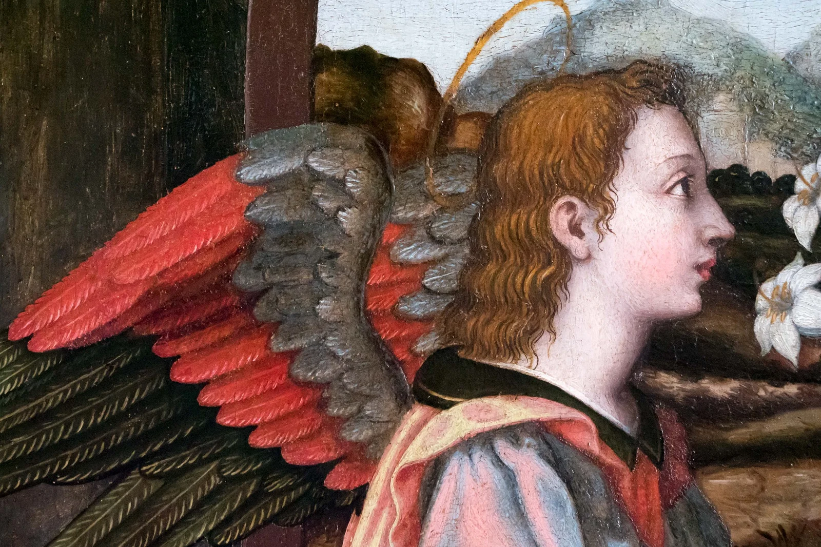 Beato Angelico ha ispirato le ali dell'angelo di Nelli