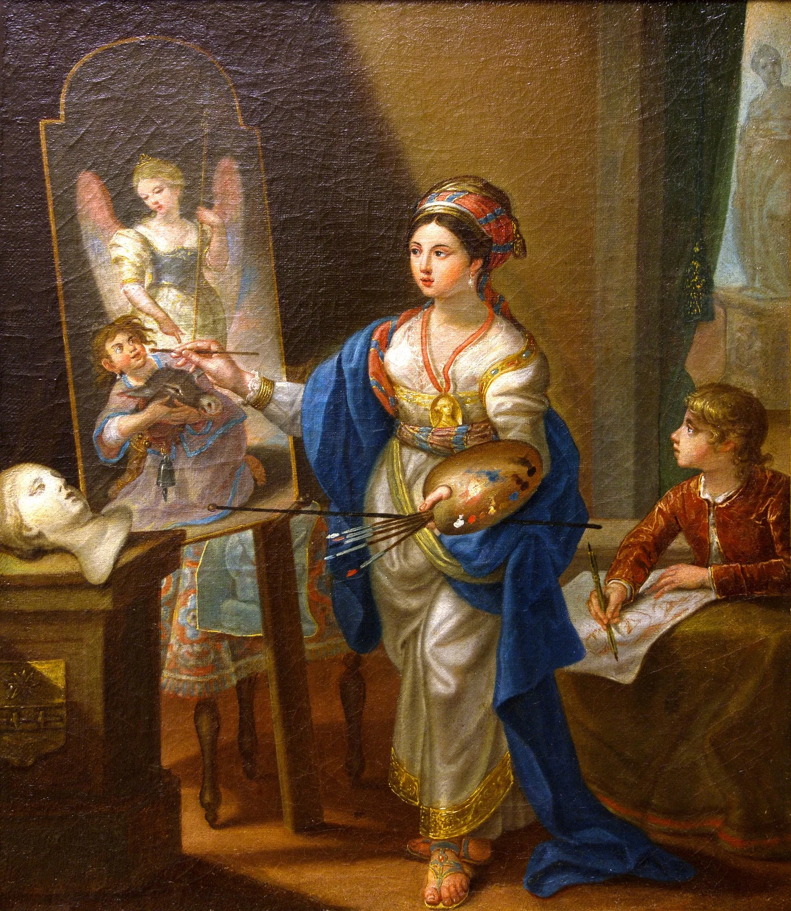 Duclos' lesser-known Uffizi self portrait, attributed by Giovanna Giusti