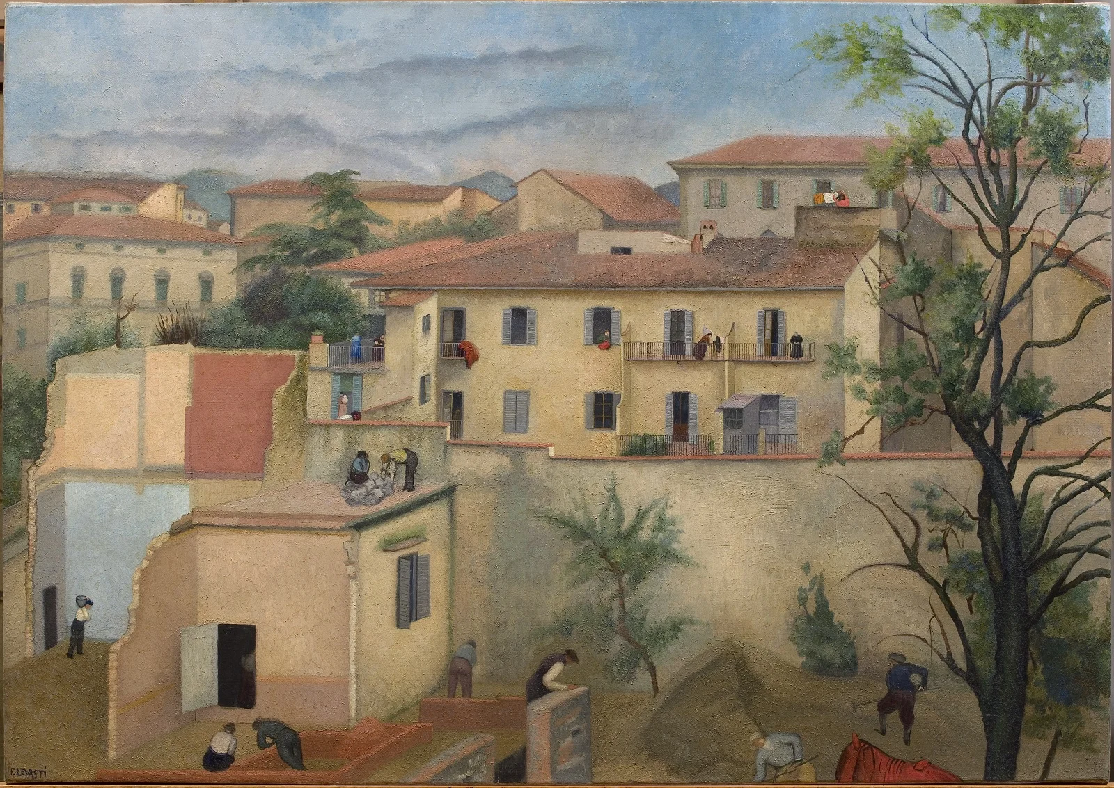 Houses in Demolition by Fillide Levasti