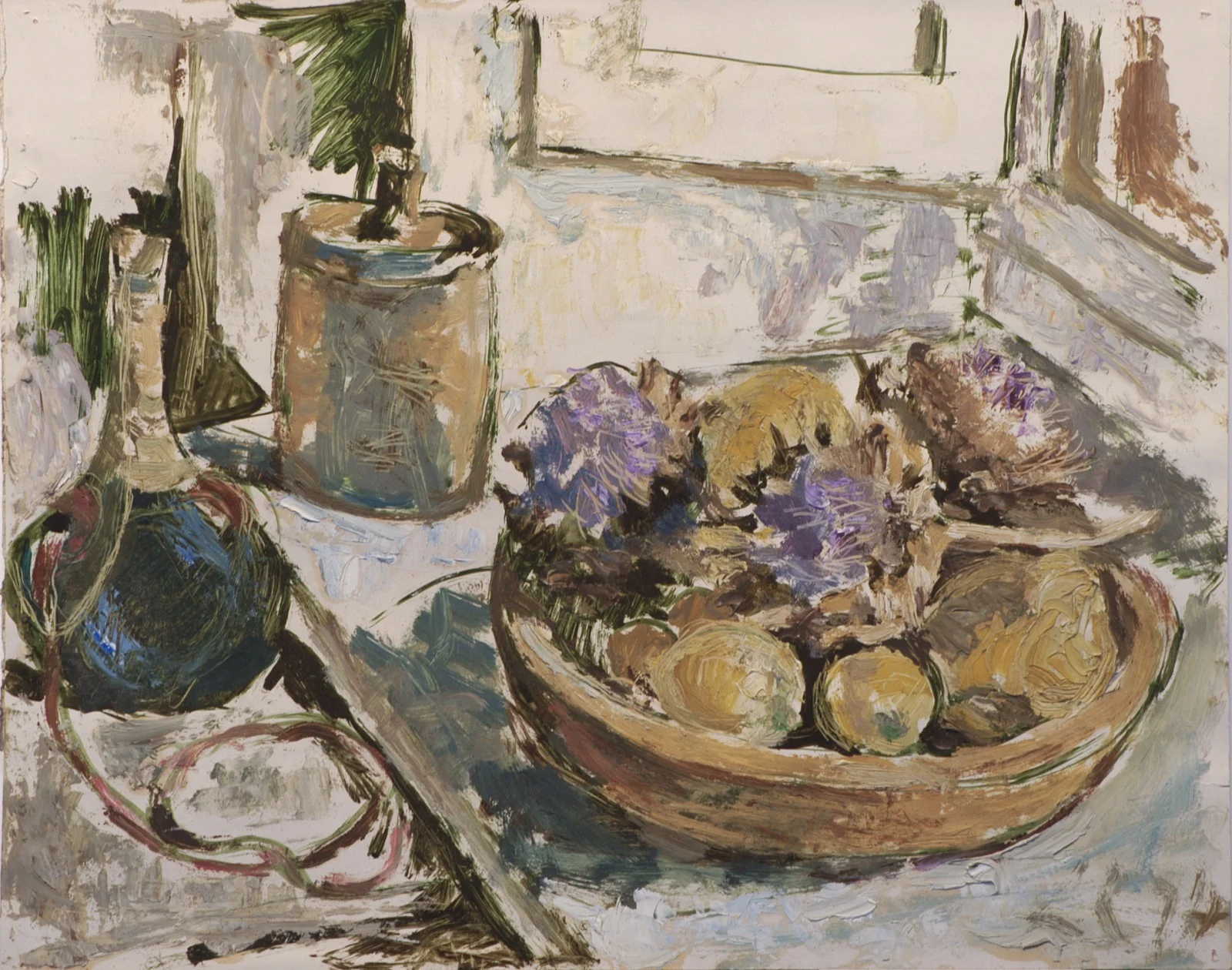 Costa’s Flowers, artichokes and eggs, 1974