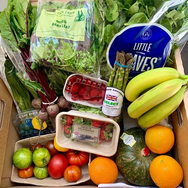 Wonderful delivery of fruit and vegetables from @firstchoicedeliveries #homedelivery #eatincolour #supportlocal #eatyourgreens