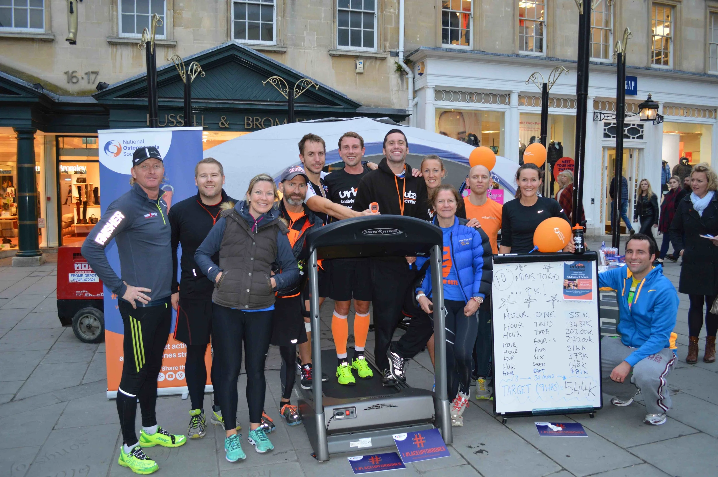 Urban Endurance Team Shot 8 hour 52 minutes from Bath to Paris - Row-Bike-Run