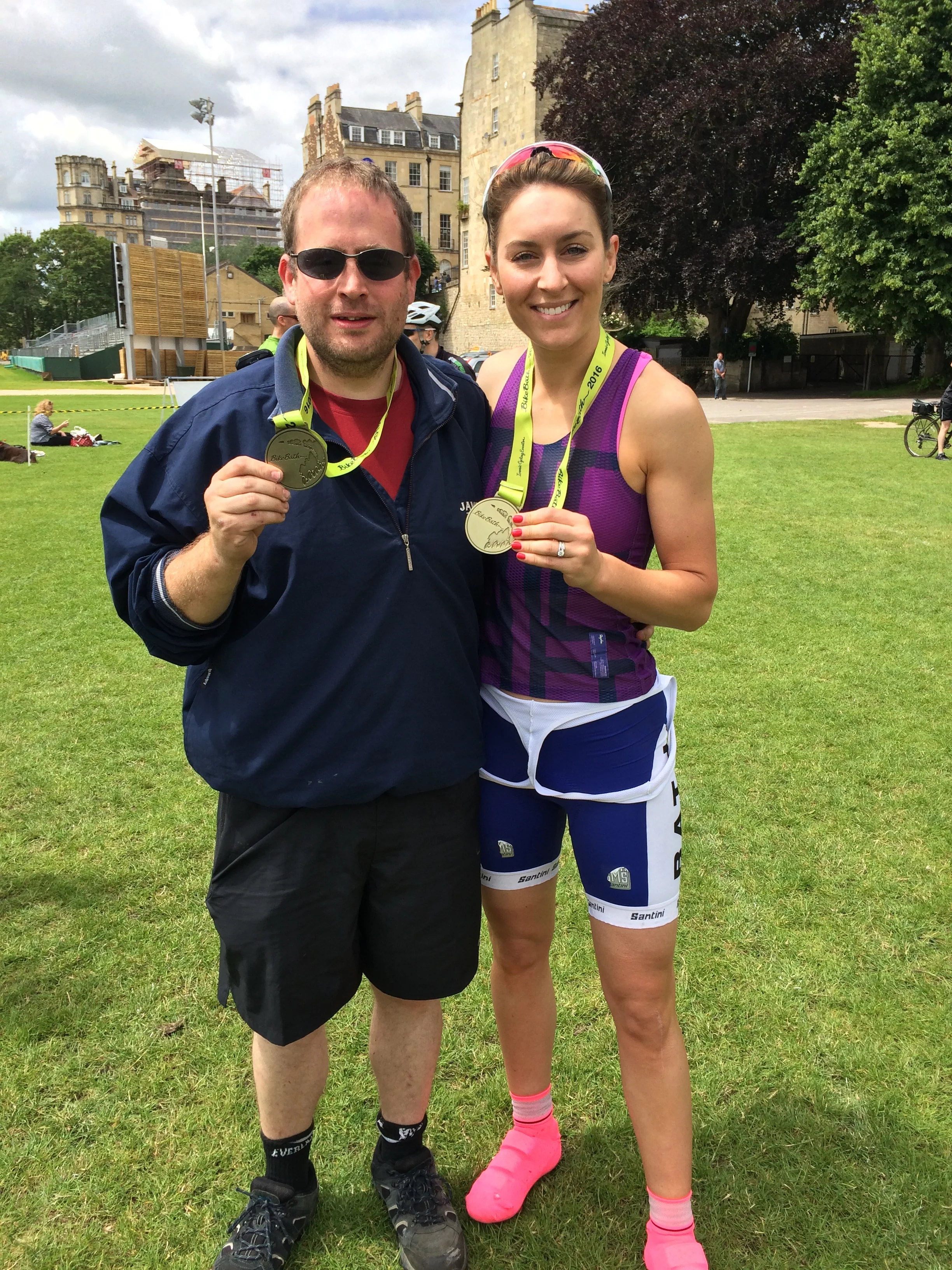 Success story races alongside Olympic gold medallist