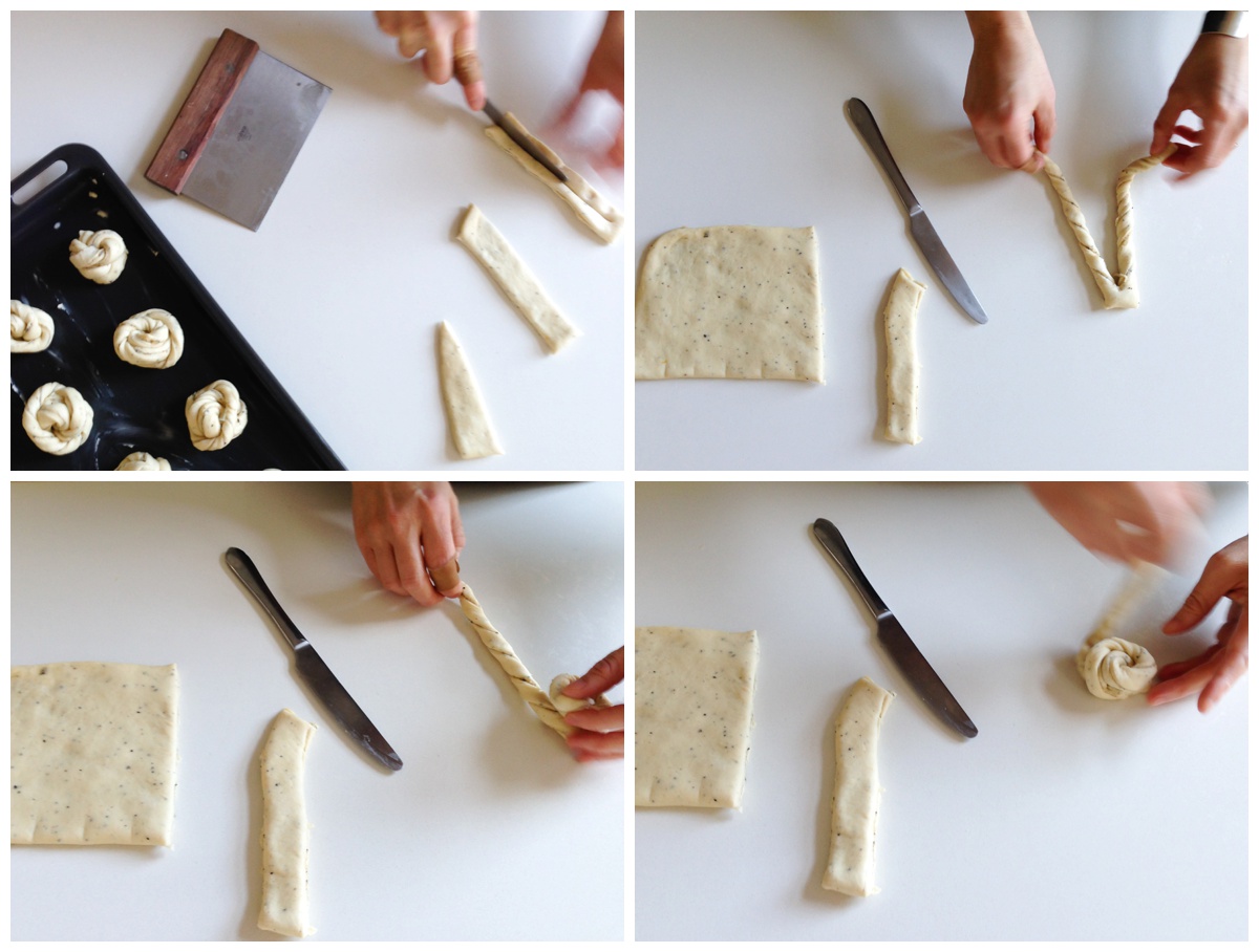 The same base dough recipe can be used to form small individual buns or a single, larger loaf (also known as "length").&nbsp;