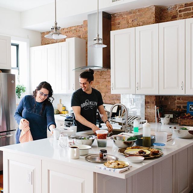 NEW PANTRY!! Introducing @nyshuk and their Middle East x Brooklyn #kitchen. Their food is amazing, guys. Stay tuned for our best giveaway ever, involving a home cooked dinner for two 😉🍴not to be missed. #linkinprofile / 📷 by @christineshoots