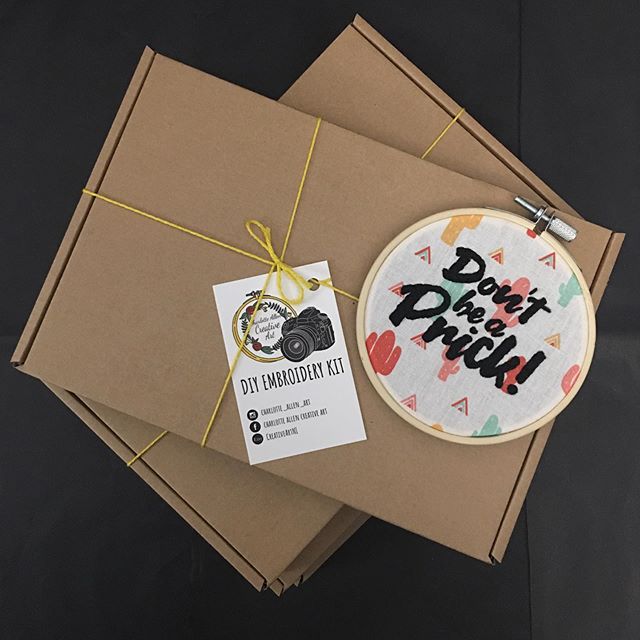 NEW DIY KITS
Launching today at The Culture day Bazaar in St Anne&rsquo;s Cathedral are my first ever kits!
-Don&rsquo;t be a Prick!
-Pardon my French 
I only have 5 of each today but will be making more soon for fairs and Etsy! 
@littlefoxbelfast

#
