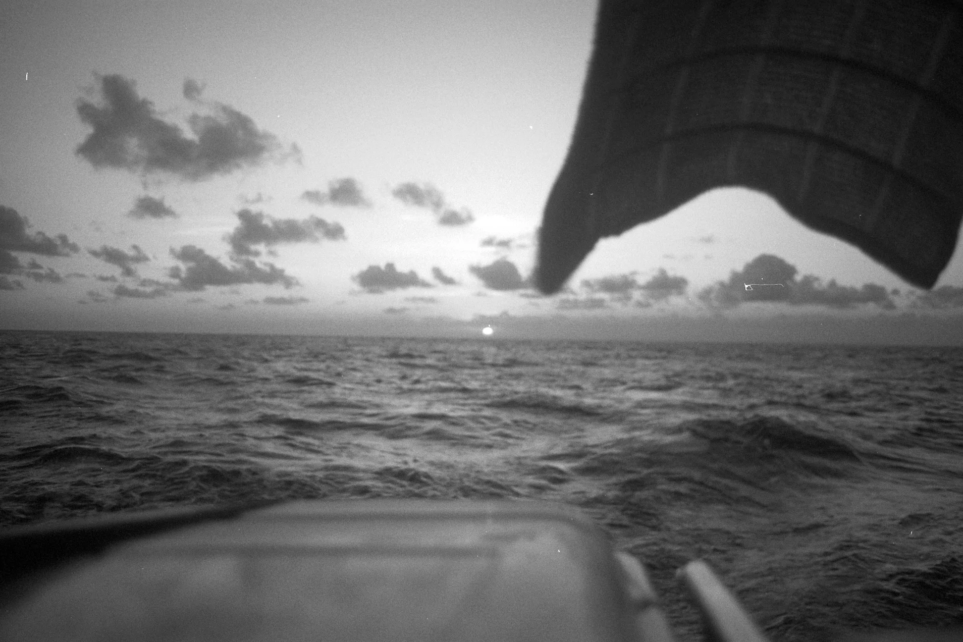 View from the aft-deck, Slow-Living nights on board our ship.......